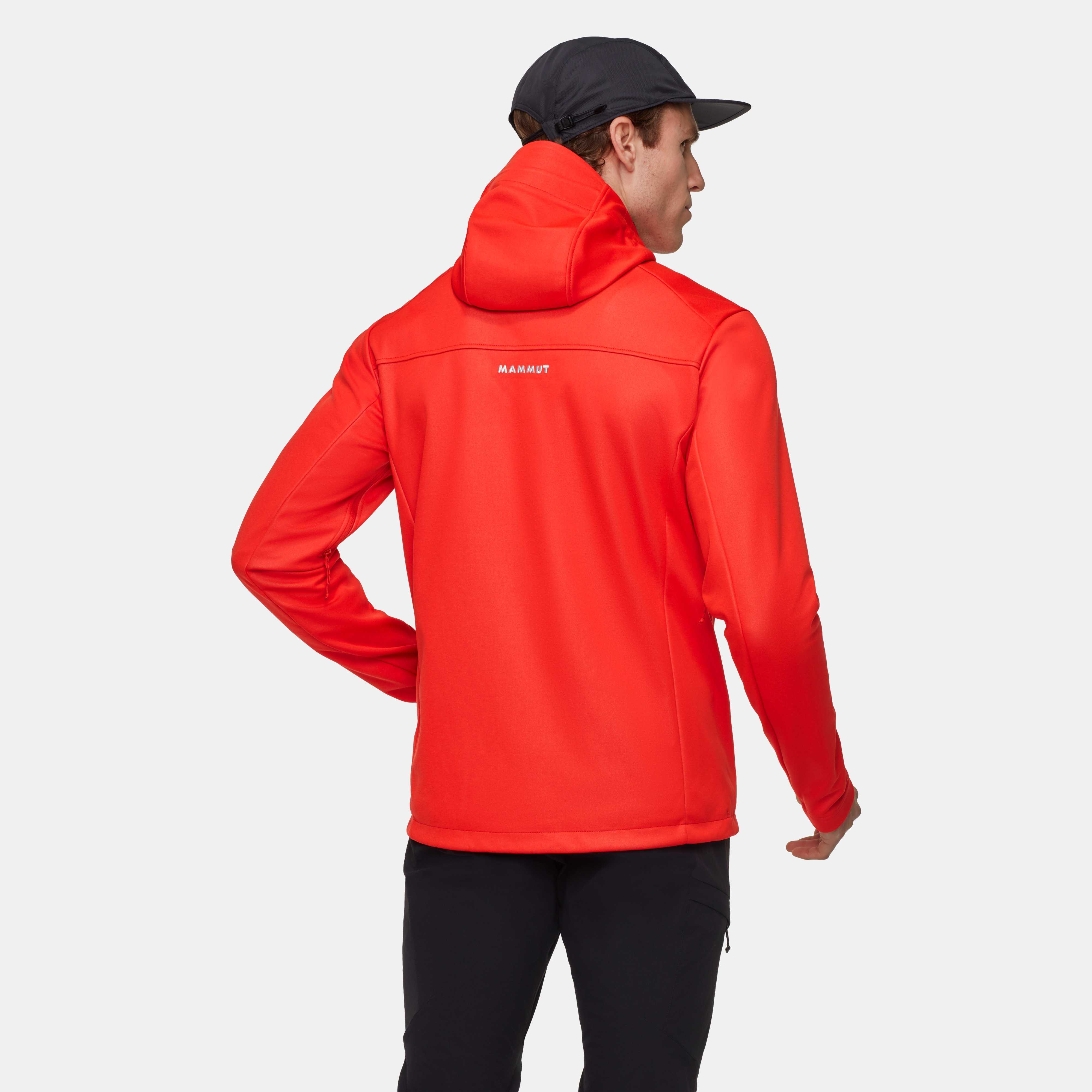 MAMMUT 防水フード付きジャケット レッド Ultimate VIII SO Hooded Jacket Men | Mammut