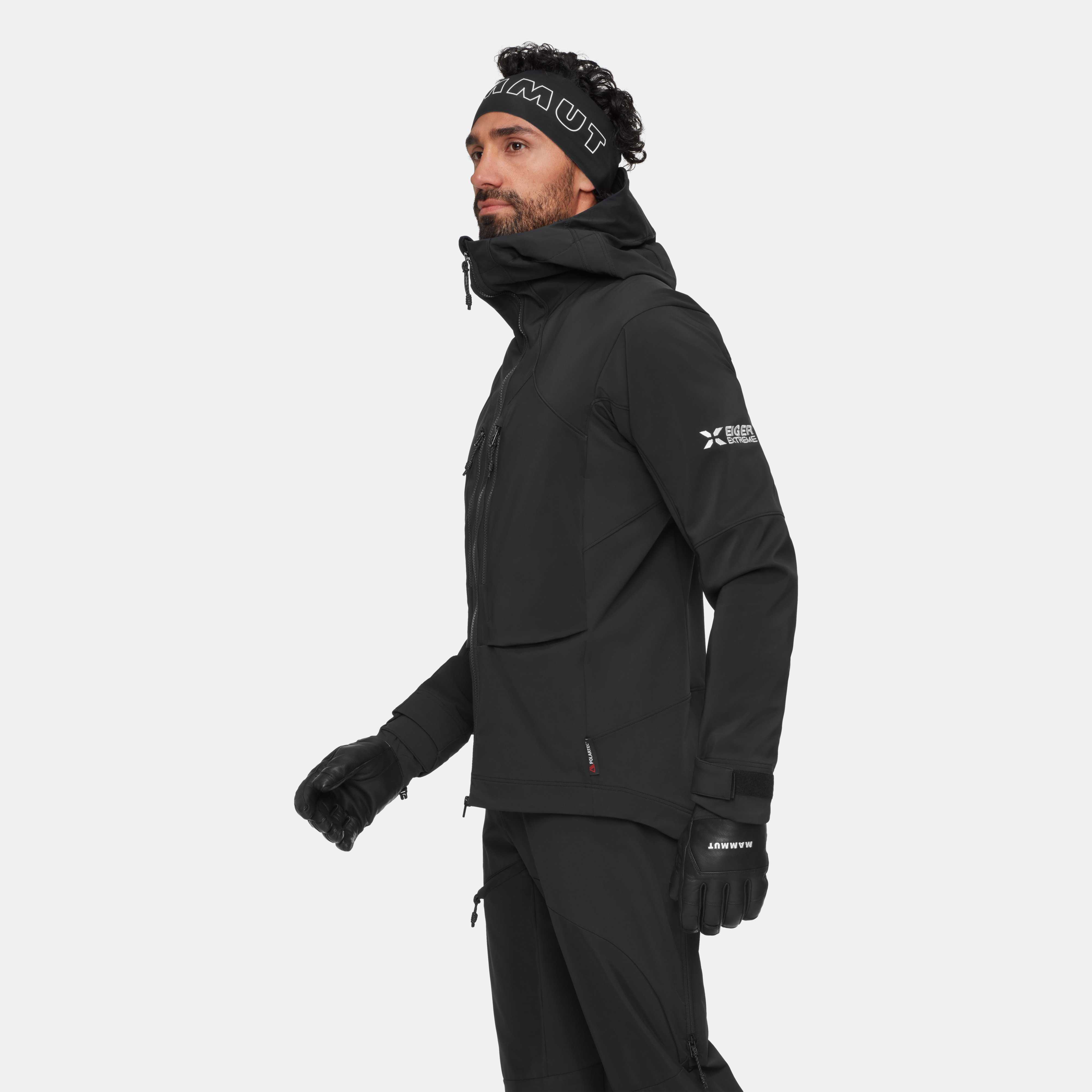 Mammut Eiger Nordwand Pro SO Hooded Jacket Men, black - Black