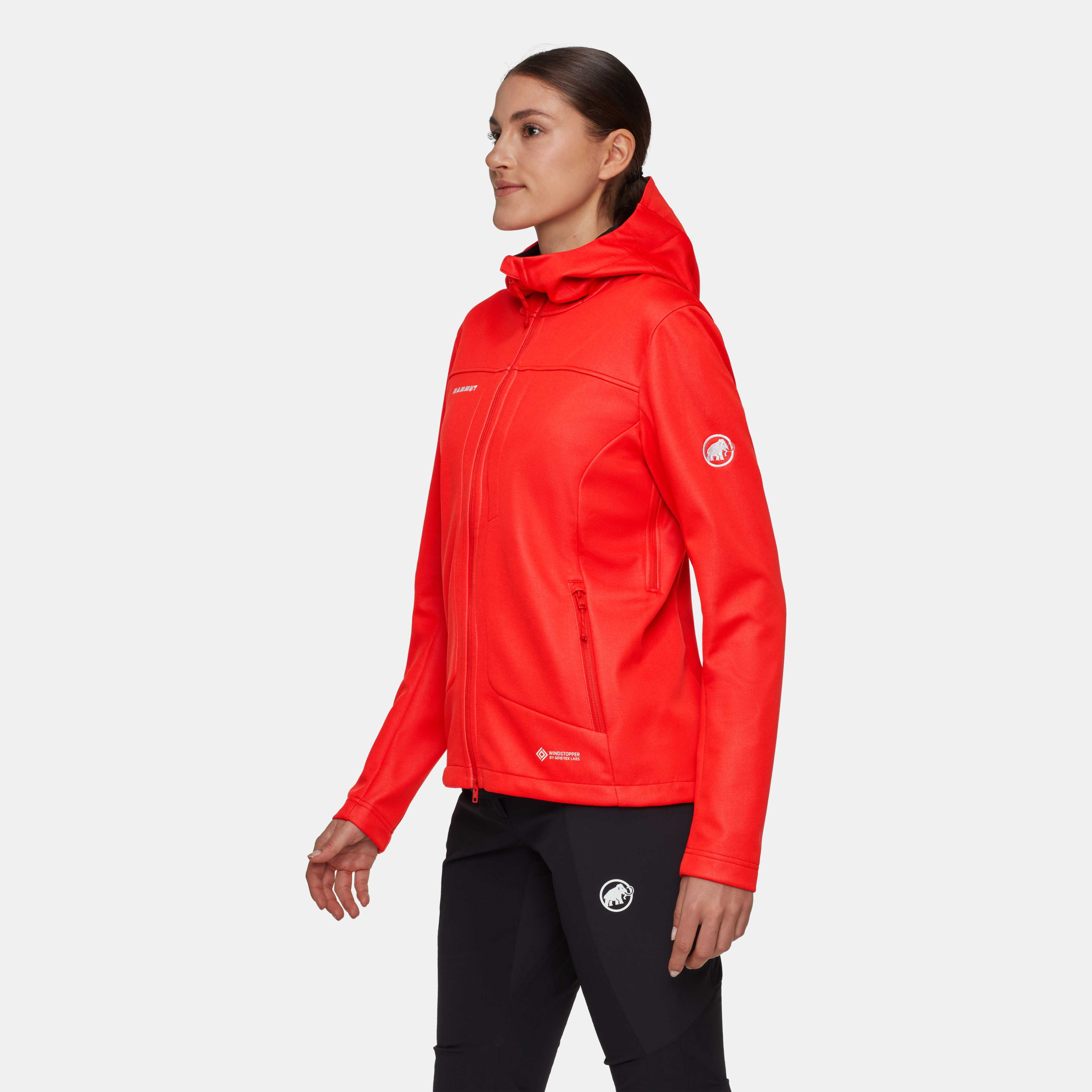 Mammut Ultimate VIII SO Hooded Jacket Women, mammut red - Mammut red