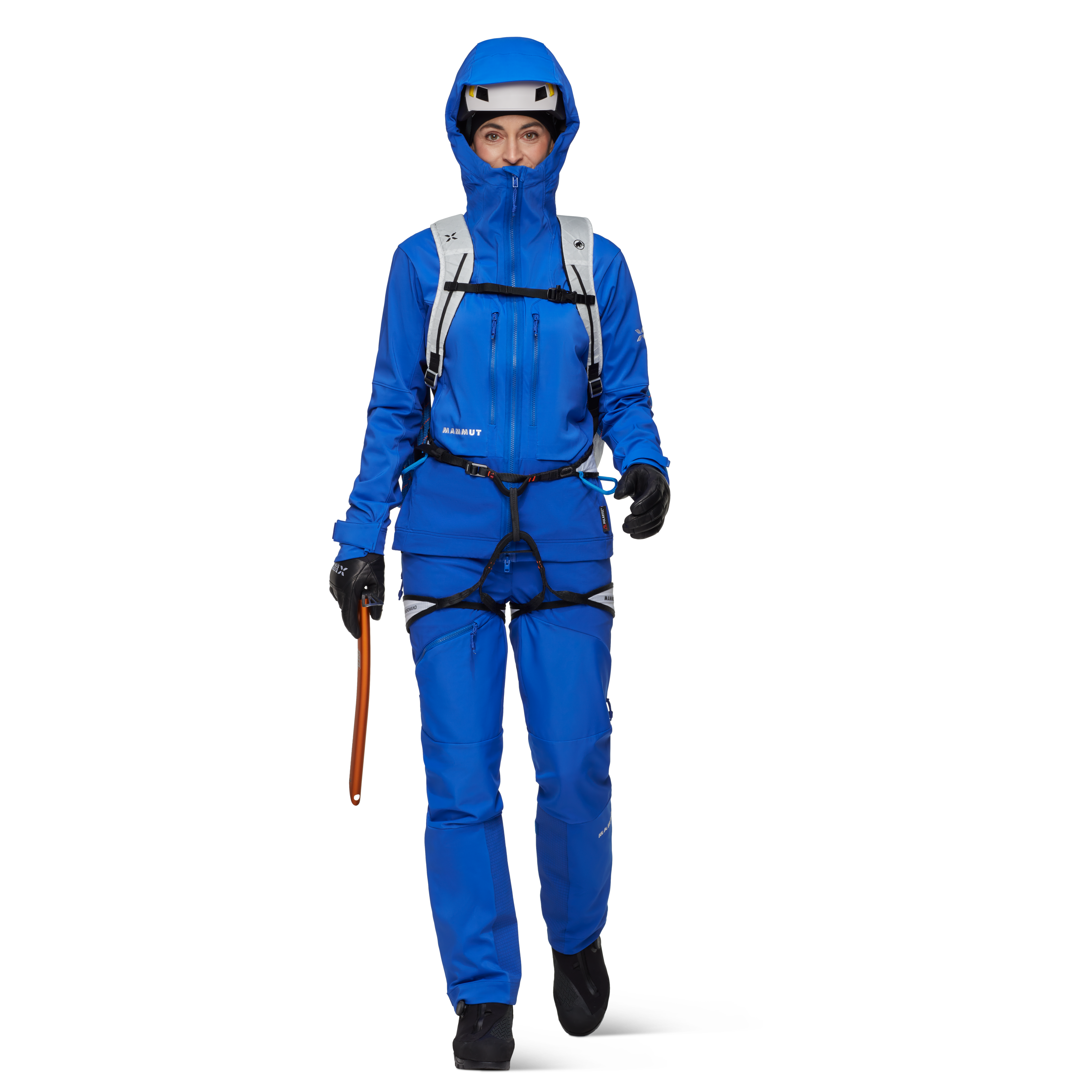 Mammut Eiger Nordwand Pro SO Hooded Jacket Women, eiger blue - Eiger blue