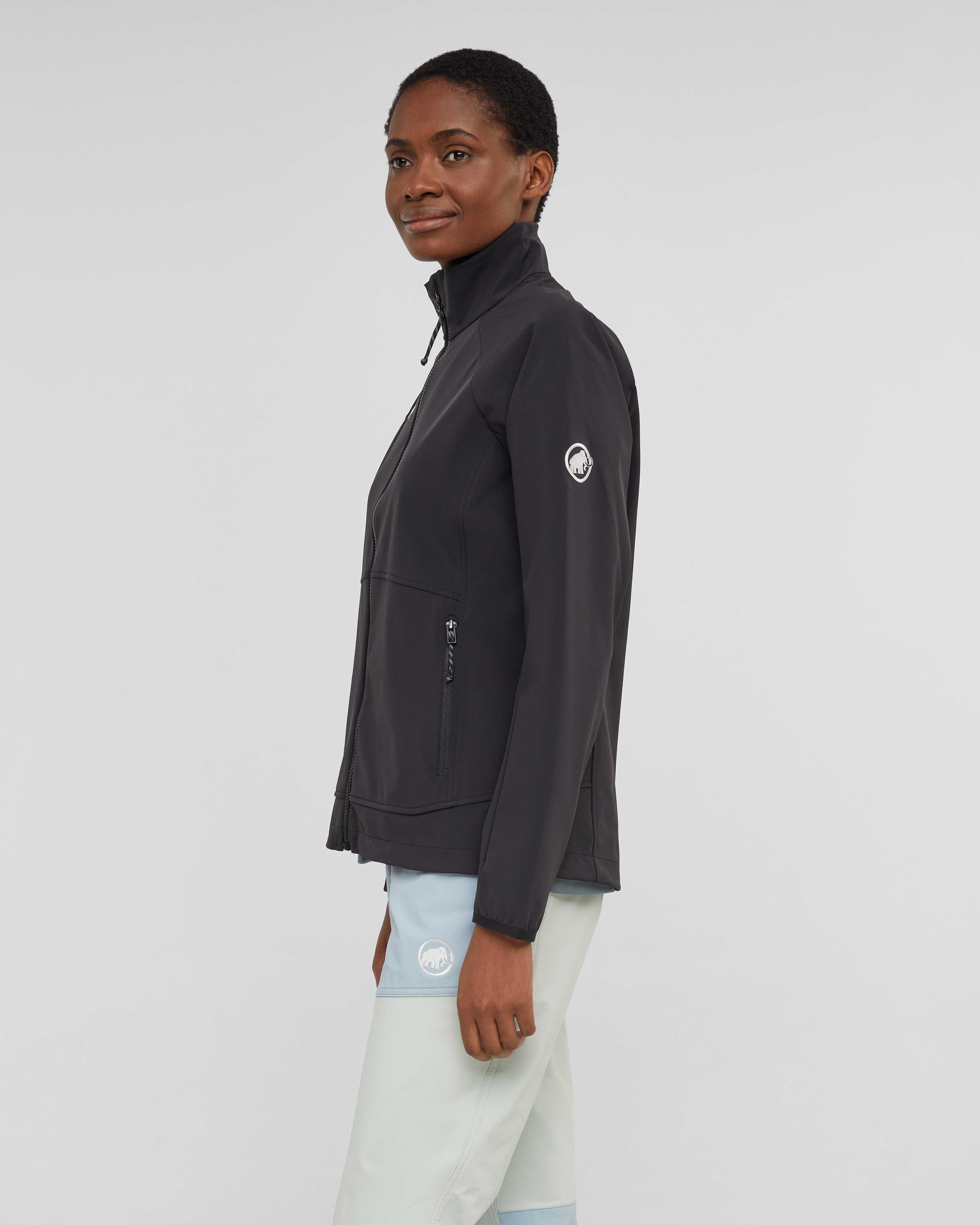 Mammut Mtn. Pro 2.0 SO Jacket Women, black - Black - Model side view