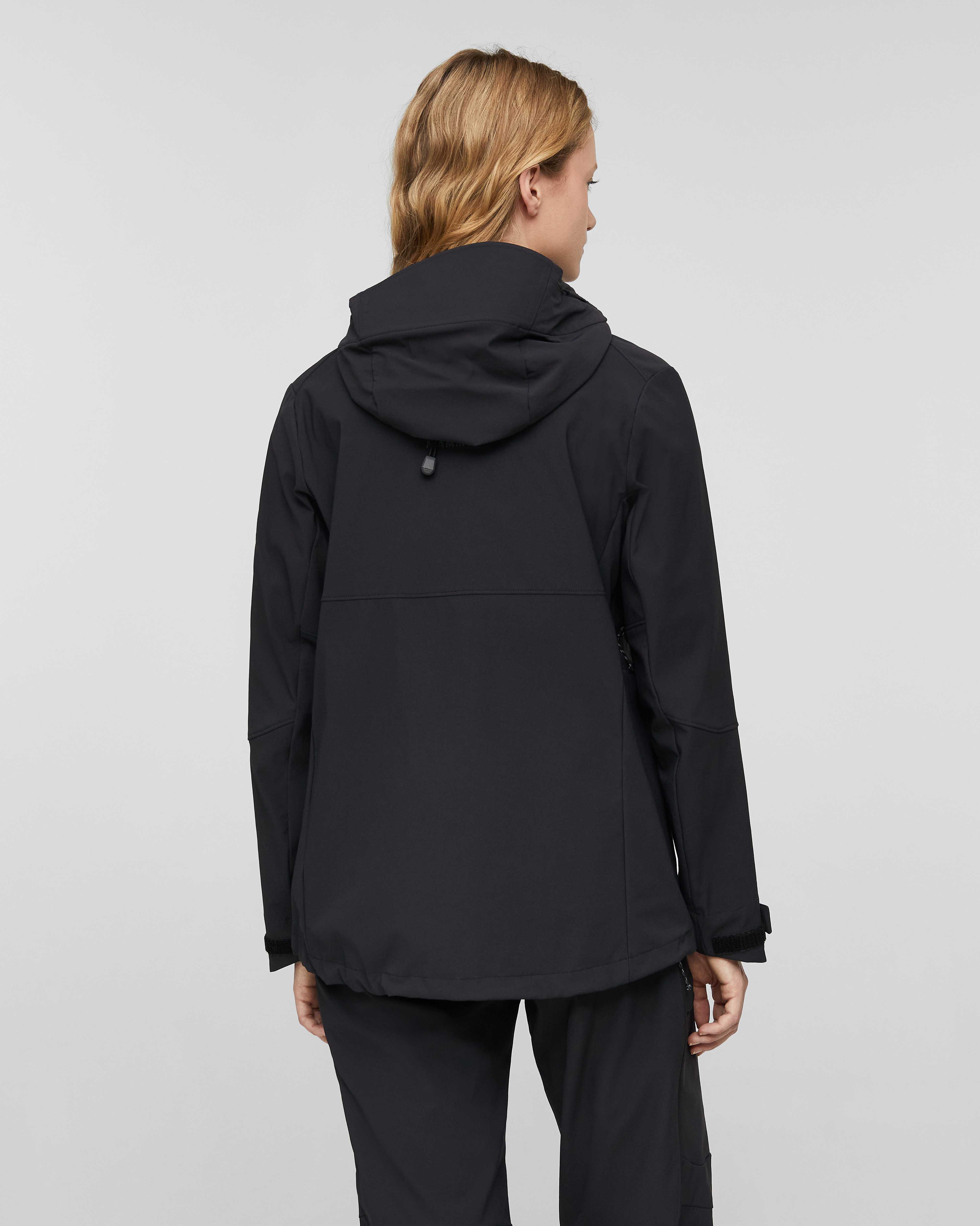 Mammut Skintrack SO Hooded Jacket Women, black - Black - Model back view