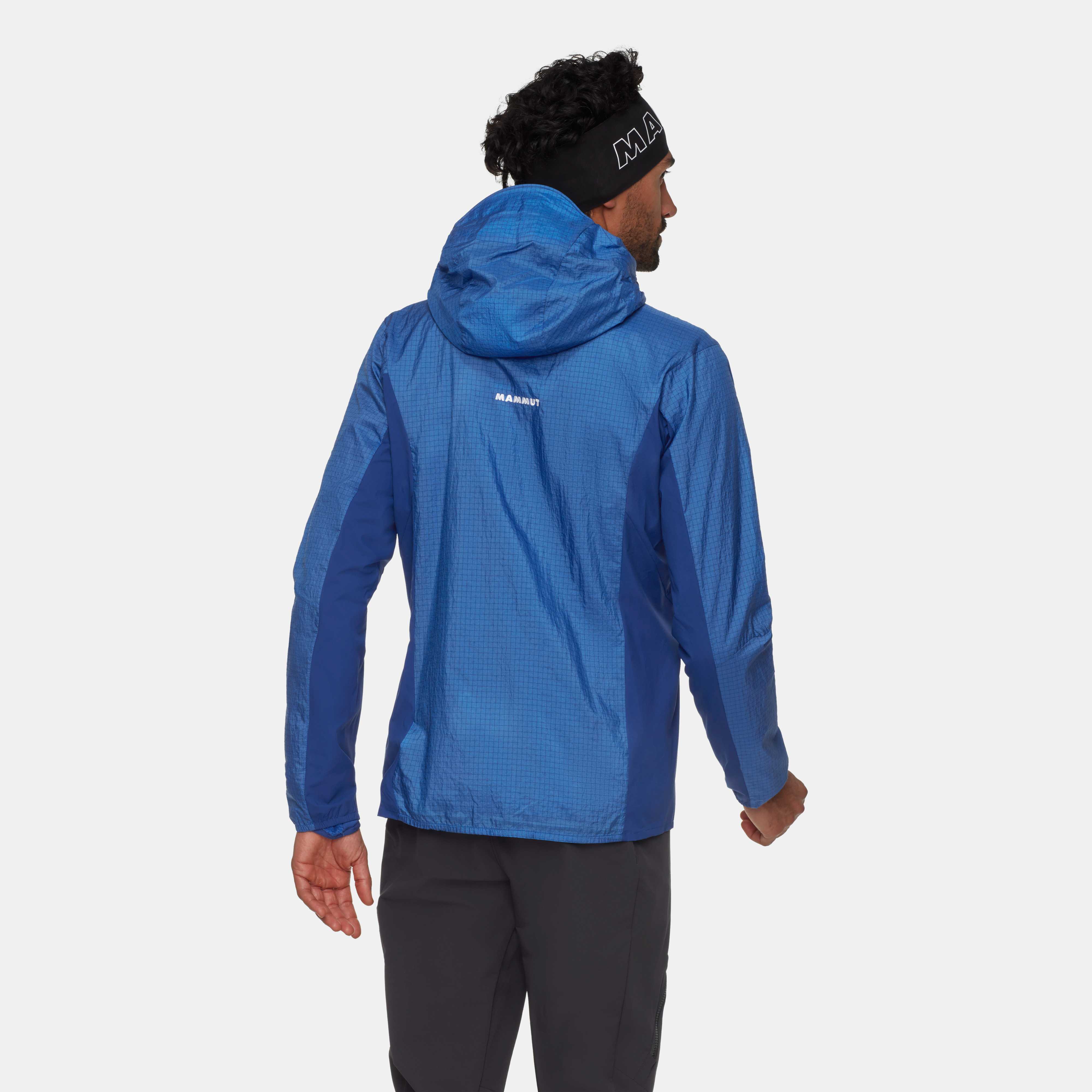 Mammut Eiger Nordwand Advanced WB Hooded Jacket Men, eiger blue - Eiger blue