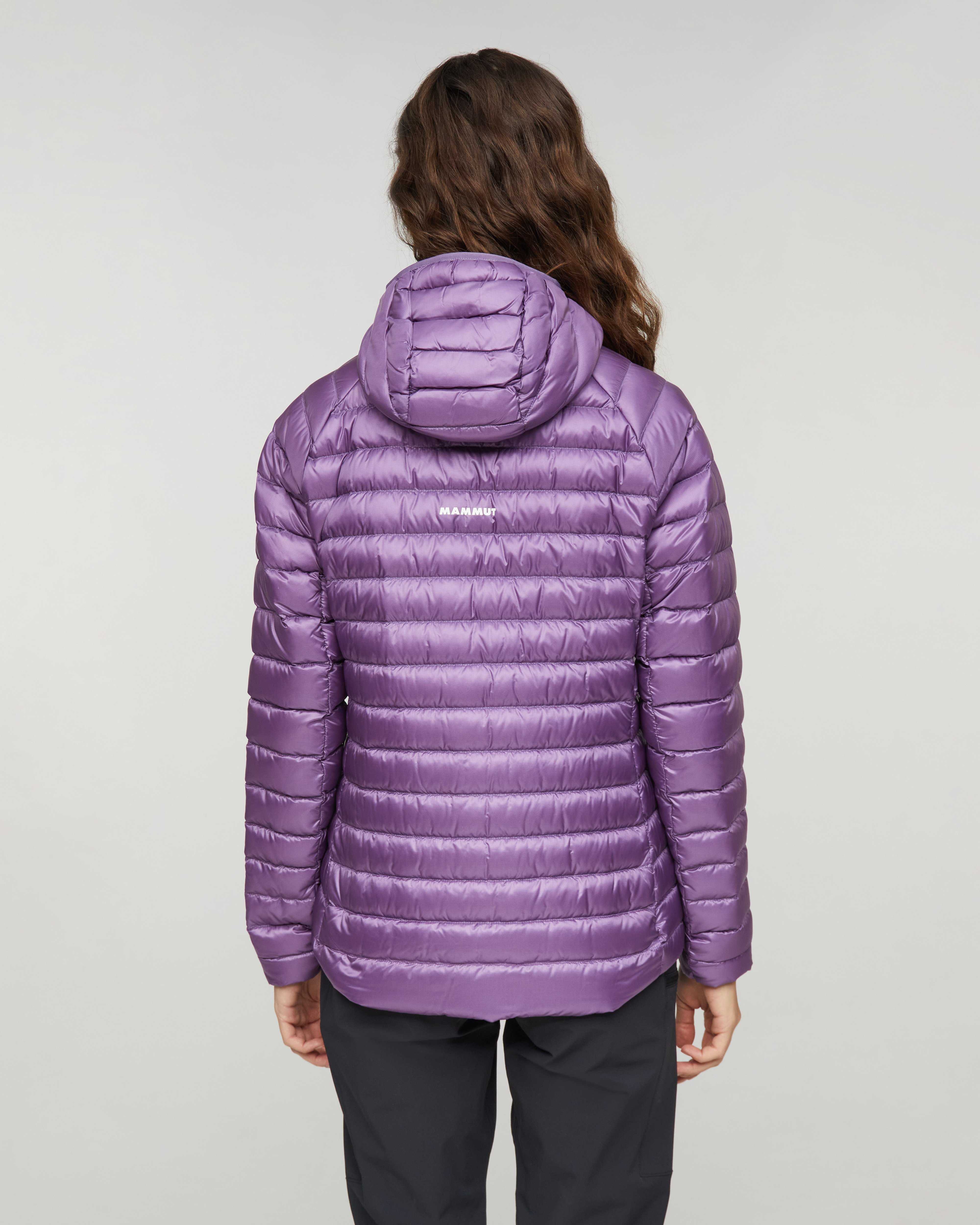 Mammut Broad Peak IN Hooded Jacket Women, paloja - Paloja - Model back view