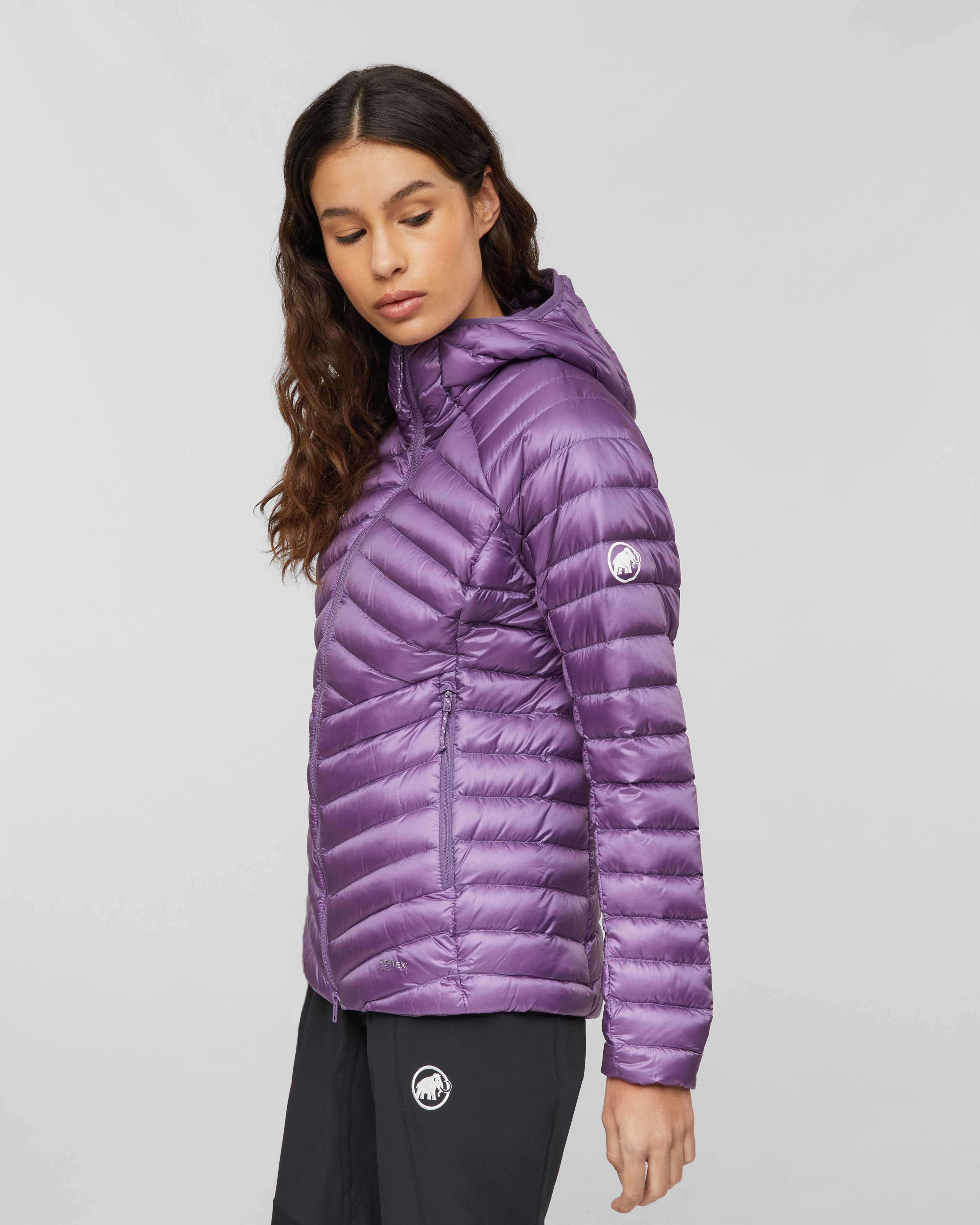 Mammut Broad Peak IN Hooded Jacket Women, paloja - Paloja - Model side view
