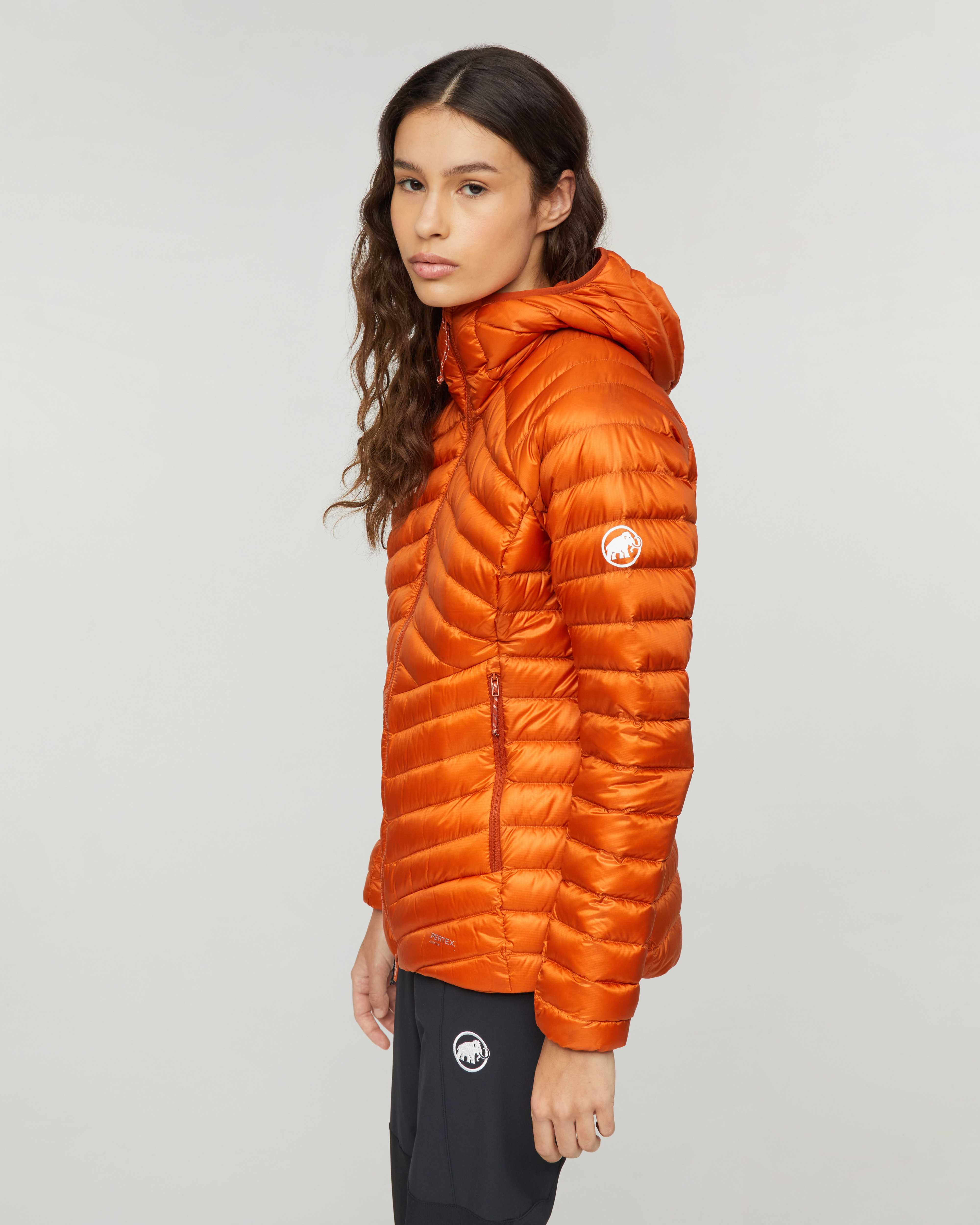 Mammut Broad Peak IN Hooded Jacket Women, autumn larice - Autumn larice - Model side view