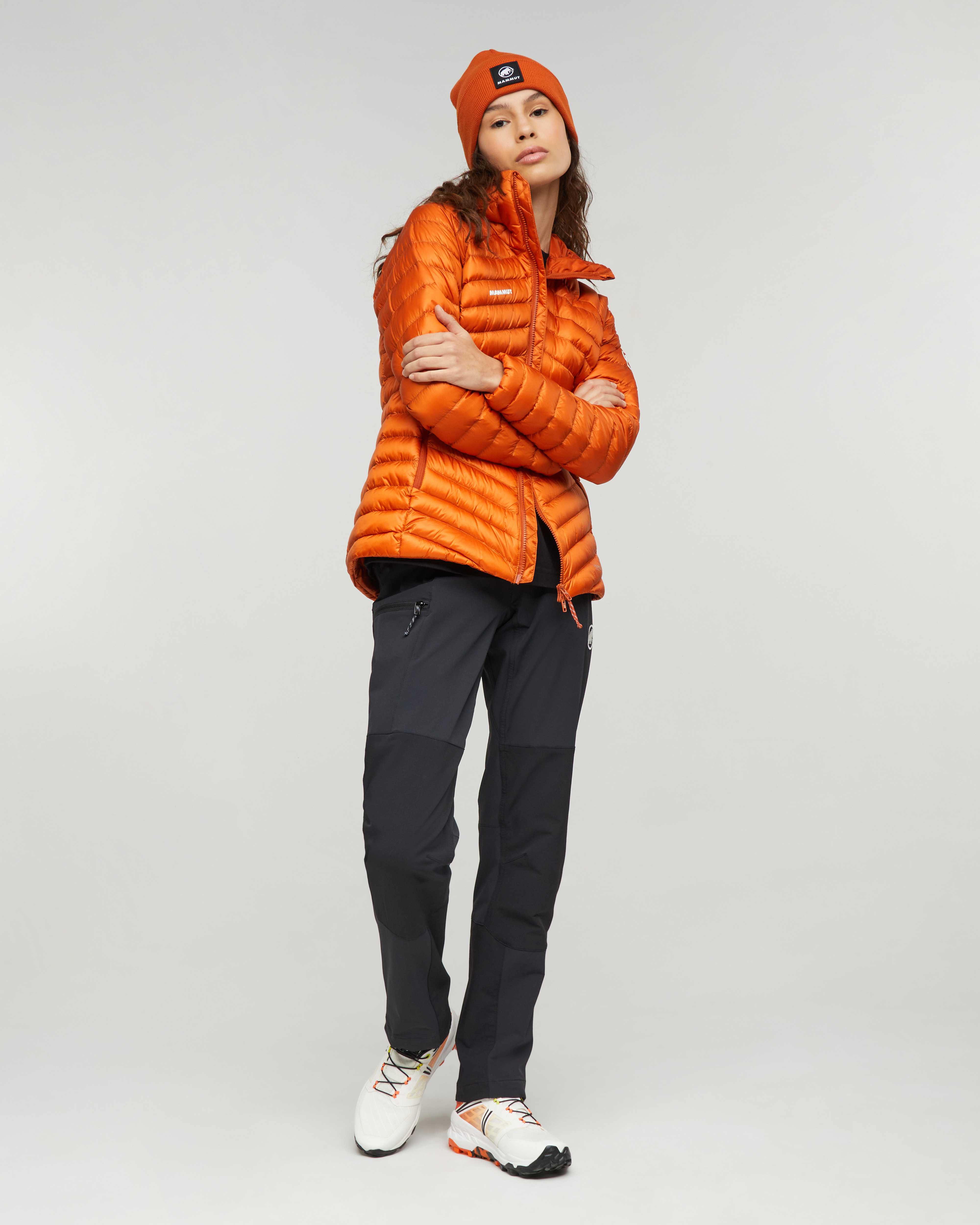 Mammut Broad Peak IN Hooded Jacket Women, autumn larice - Autumn larice - Outdoor view