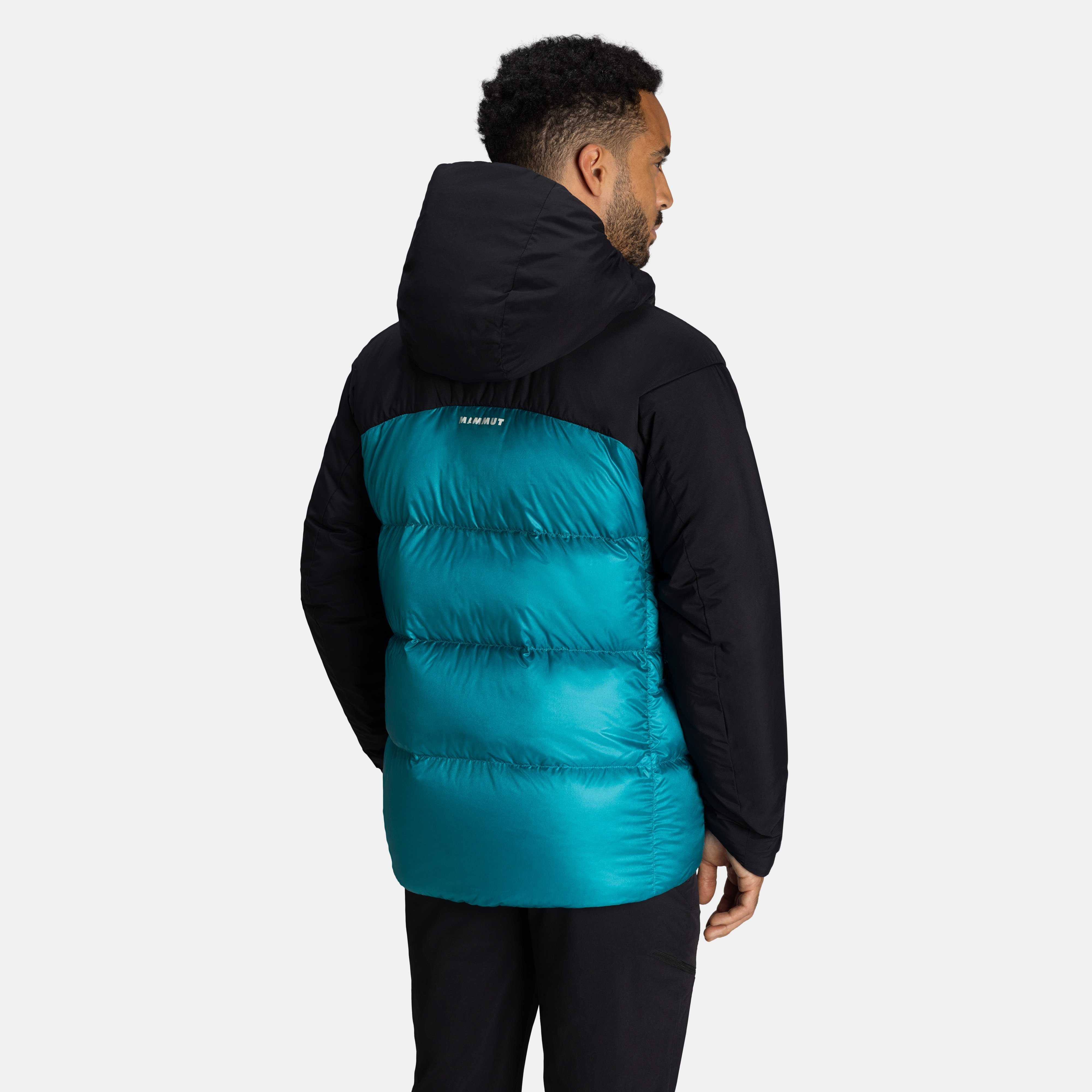 Mammut Gravity Pro IN Hooded Jacket AF Men, deep teal-black - Deep teal-black