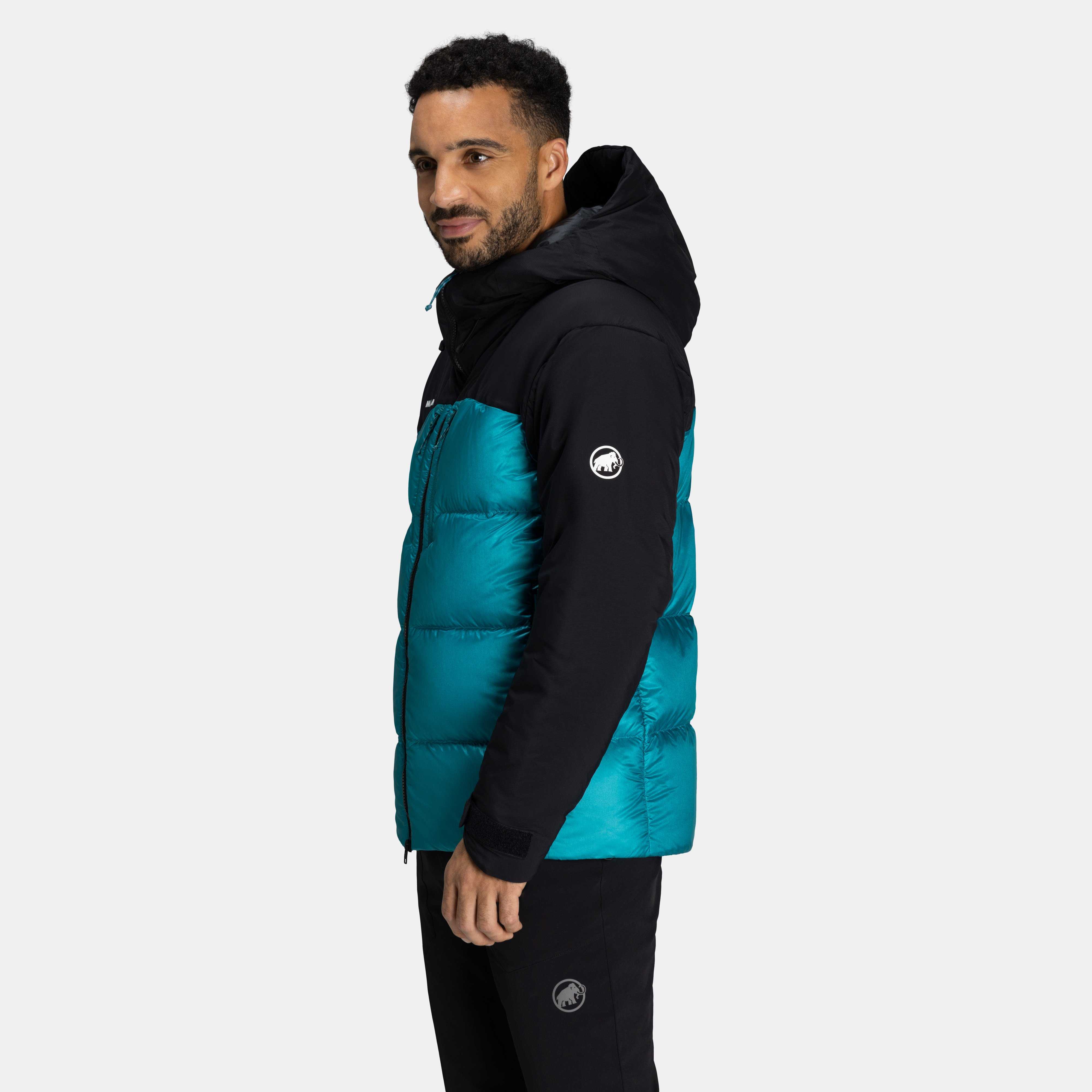 Mammut Gravity Pro IN Hooded Jacket AF Men, deep teal-black - Deep teal-black