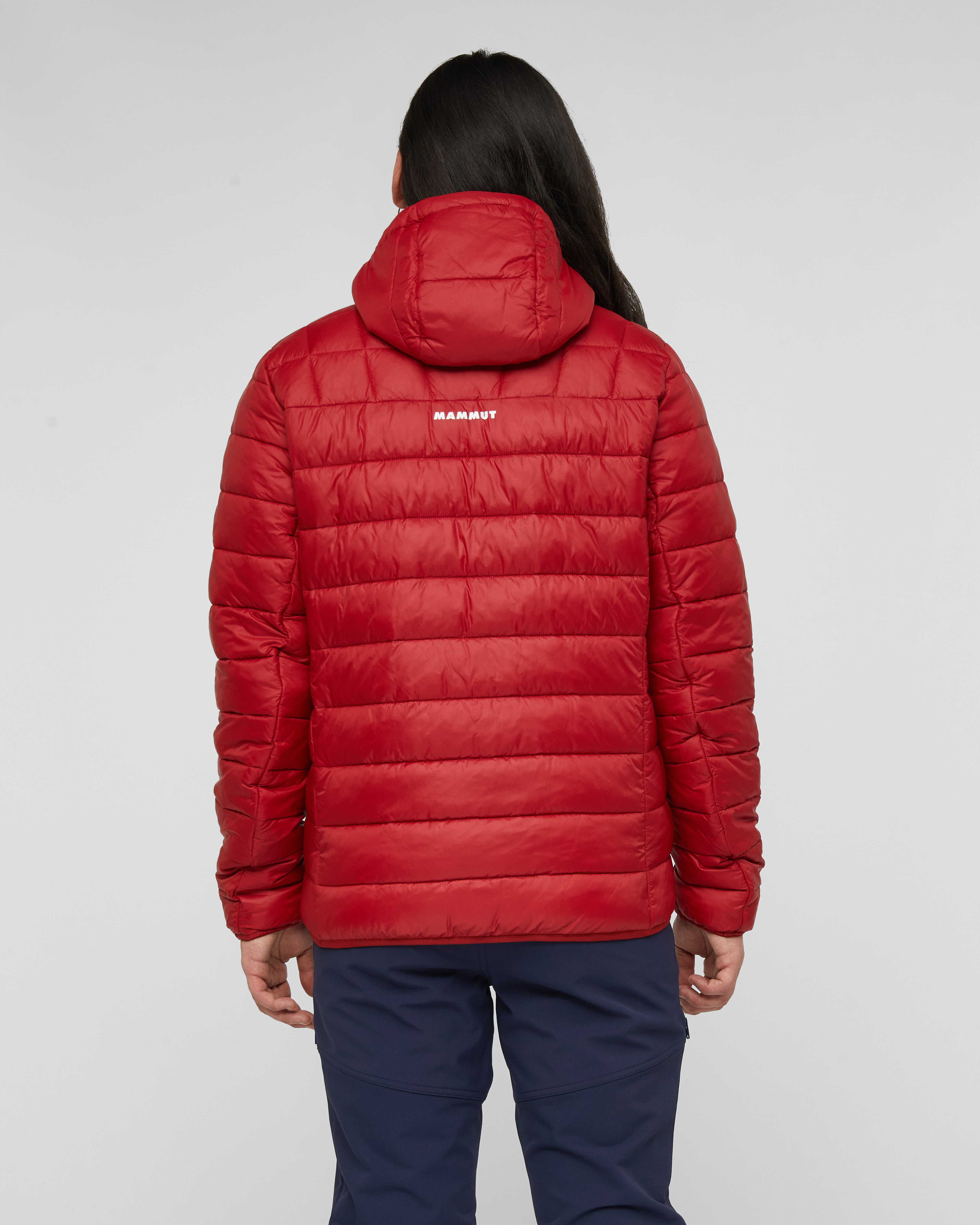 Mammut Crag IN Hooded Jacket Men, dark mammut red - Dark mammut red - Model back view