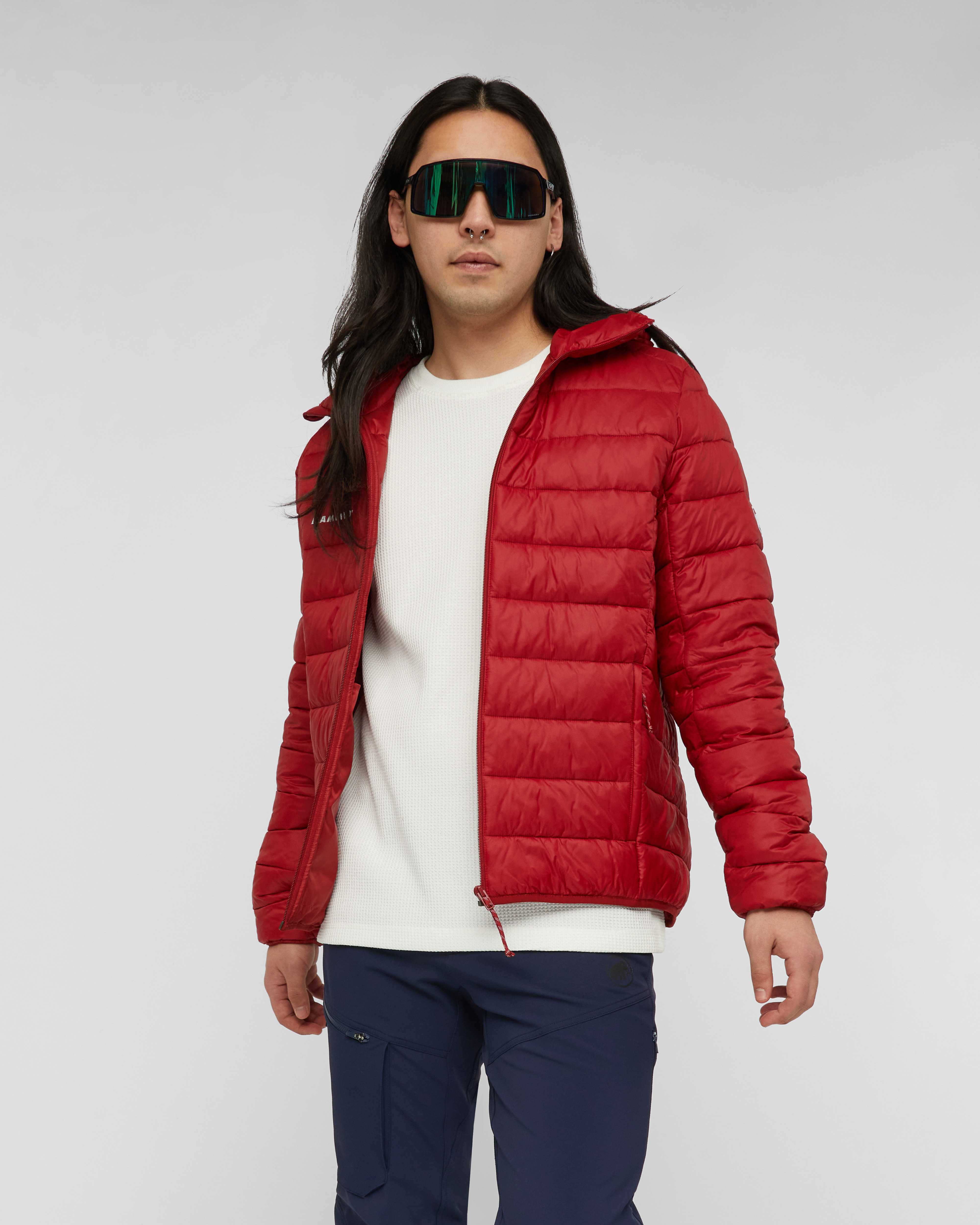 Mammut Crag IN Hooded Jacket Men, dark mammut red - Dark mammut red - Outdoor view