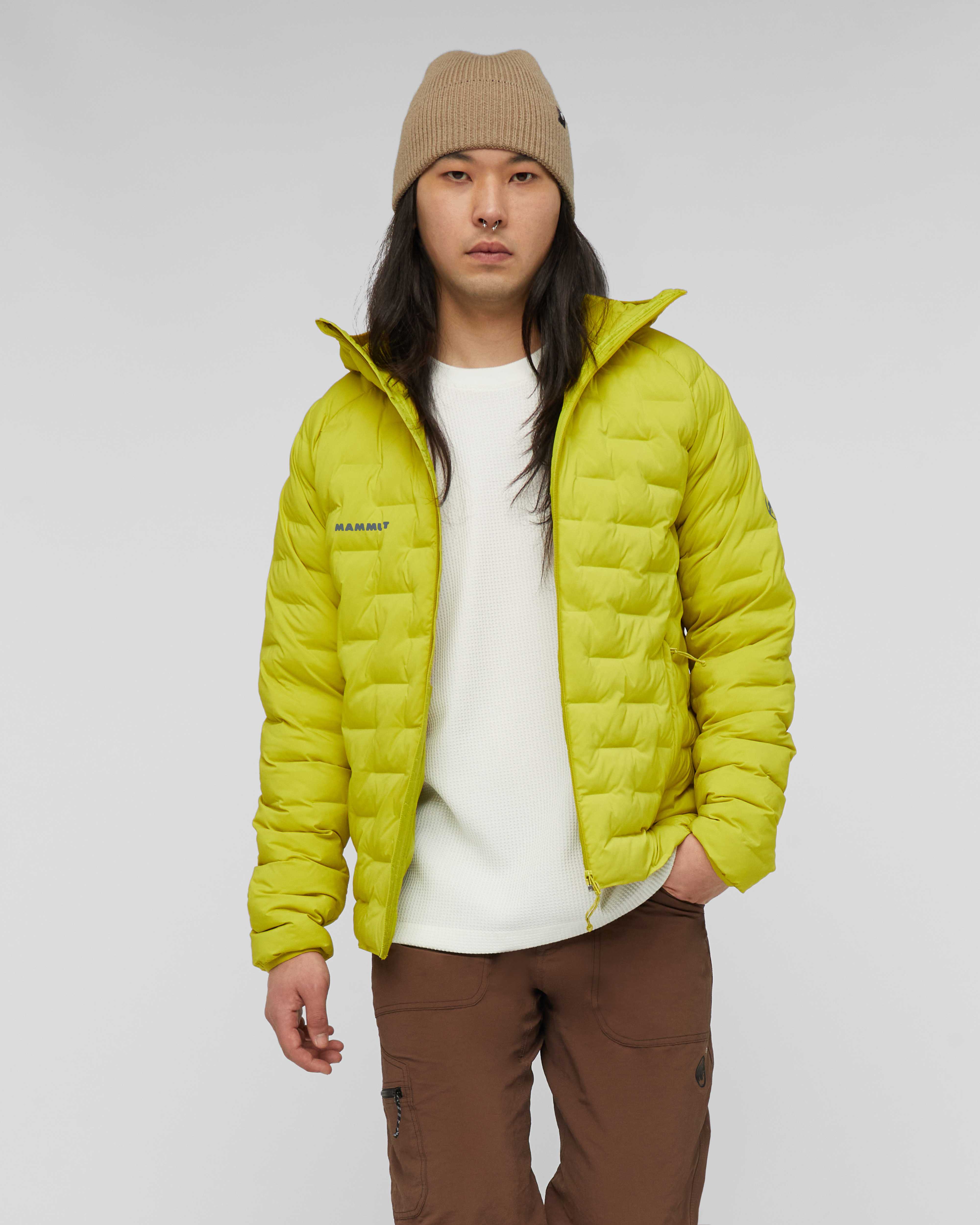 Mammut Sender IN Hooded Jacket Men, acacia - Acacia - Outdoor view