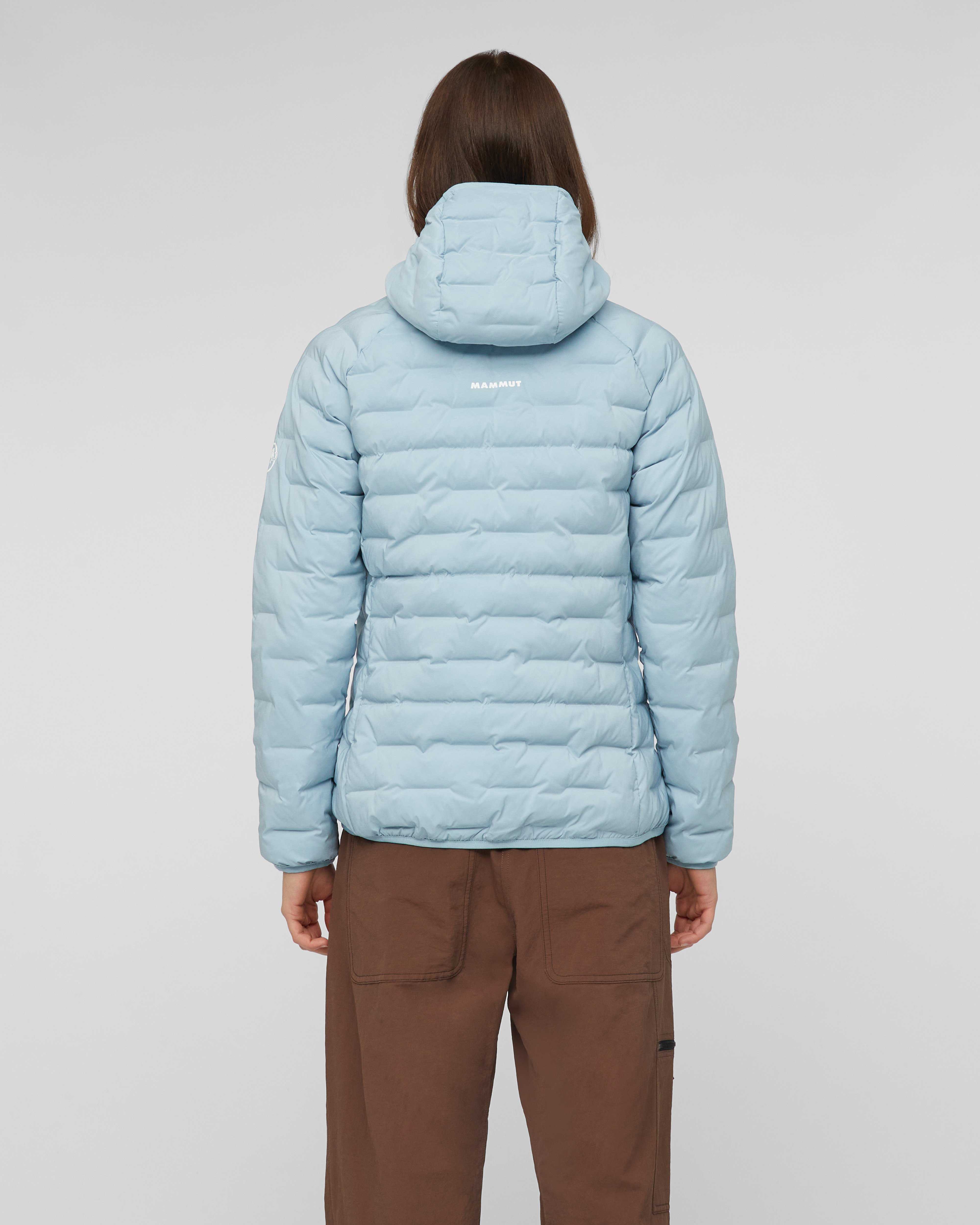 Mammut Sender IN Hooded Jacket Women, nebla - Nebla - Model back view