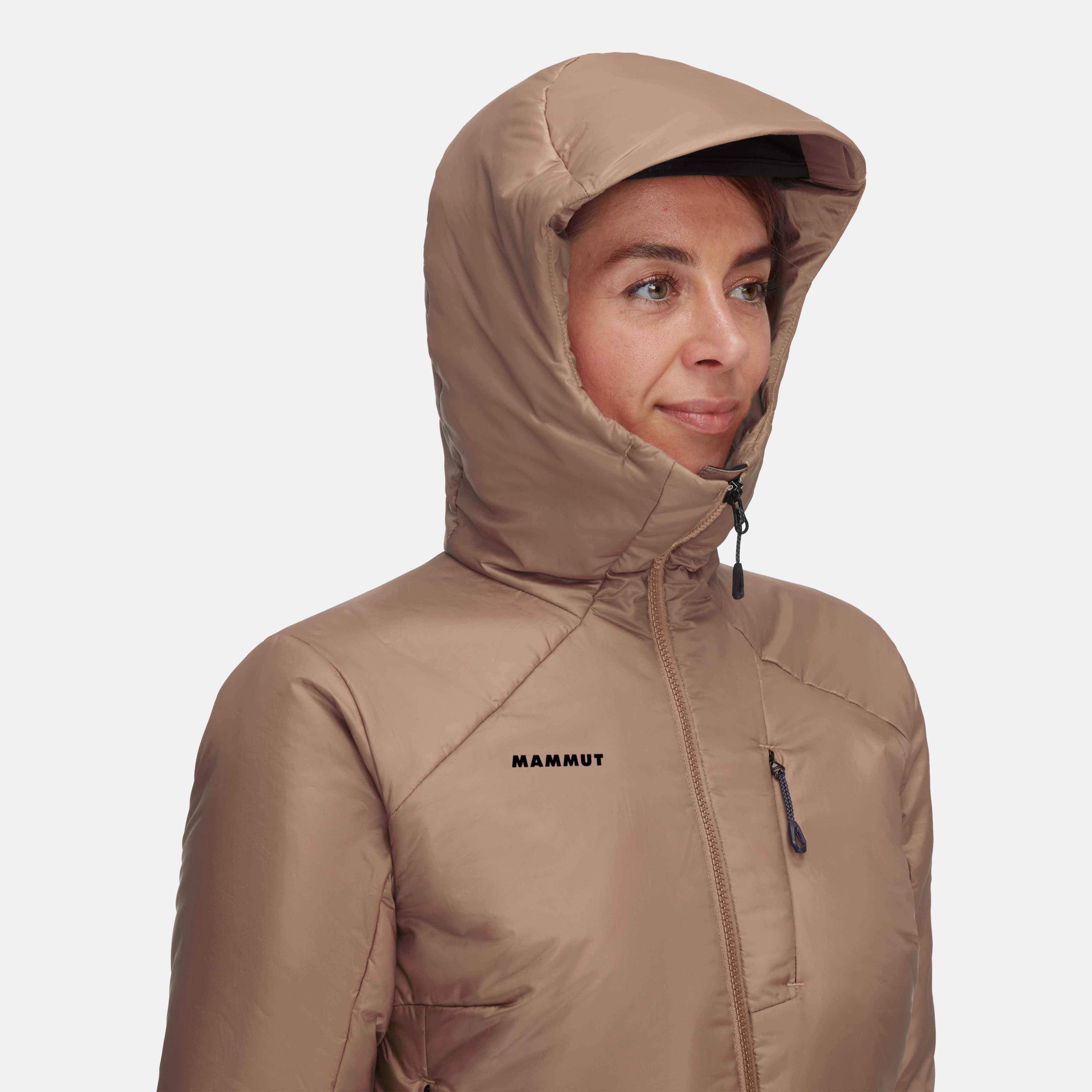 Mammut The Extraordinary Insulation Jacket with Synthetic Fibers x Nespresso in Flex Hooded Jacket Women M
