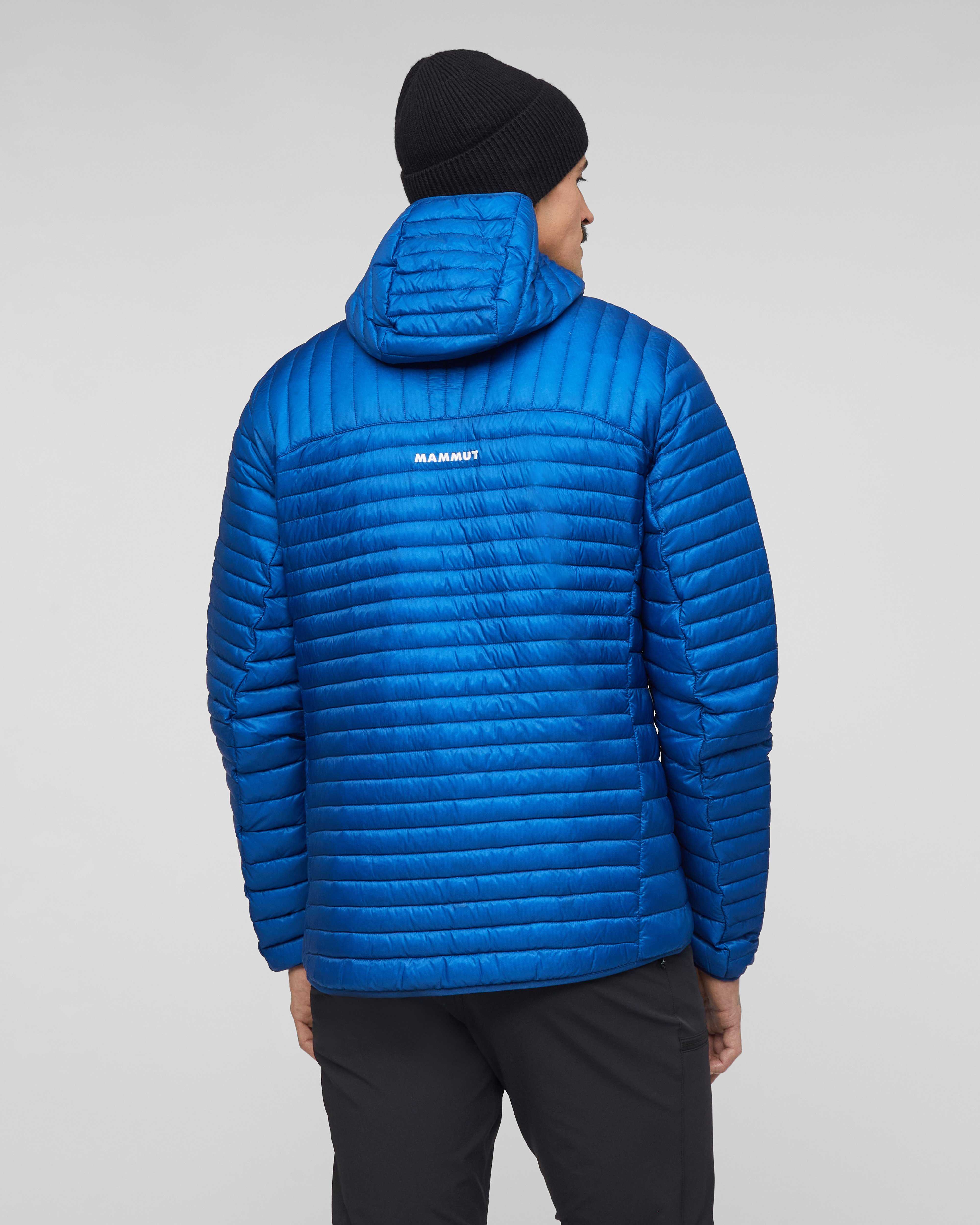 Mammut Broad Peak Light IN Hooded Jacket Men, tschiel - Tschiel - Model back view