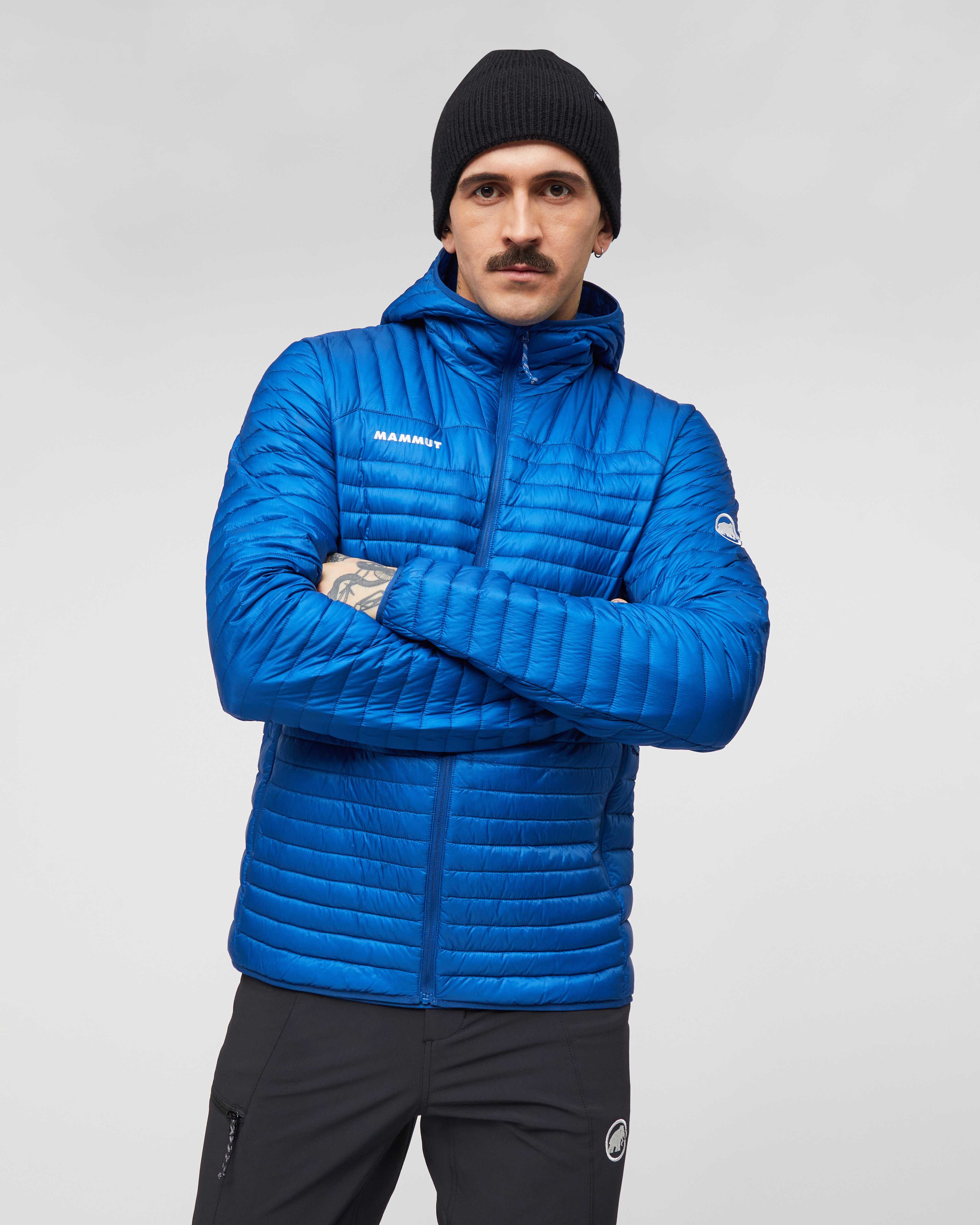 Mammut Broad Peak Light IN Hooded Jacket Men, tschiel - Tschiel - Outdoor view