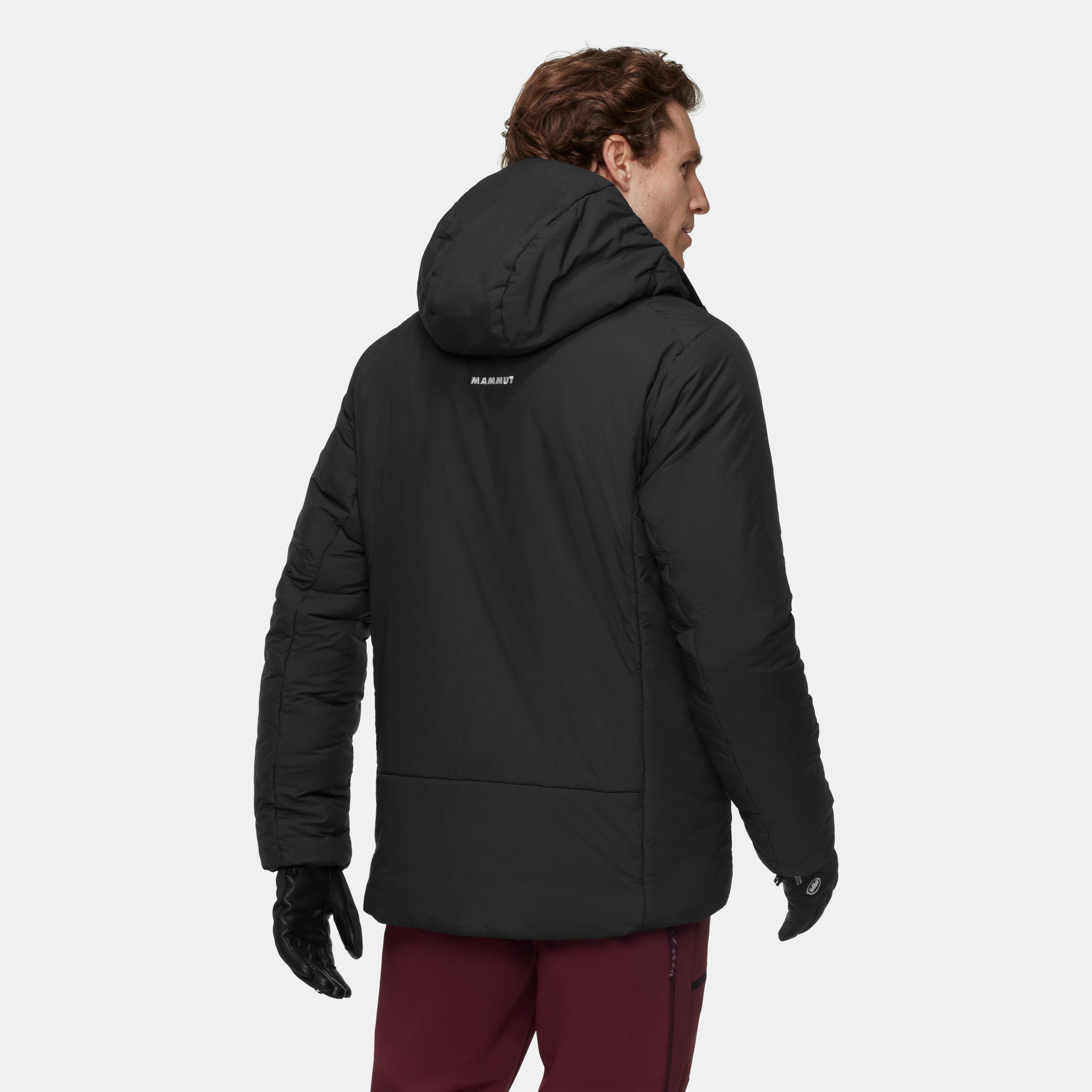 Mammut Rime Pro Belay IN Hooded Jacket Men, black - Black