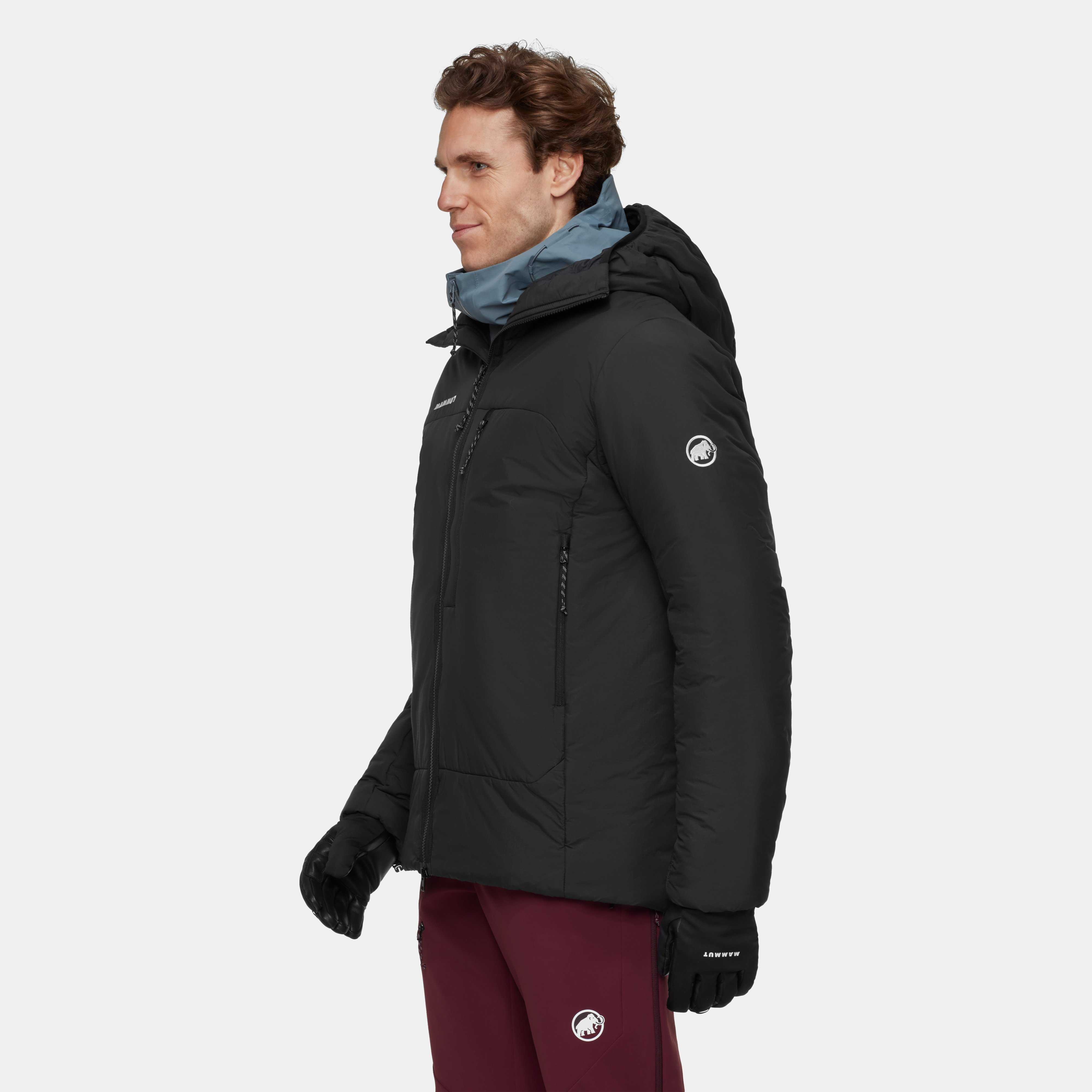 Mammut Rime Pro Belay IN Hooded Jacket Men, black - Black