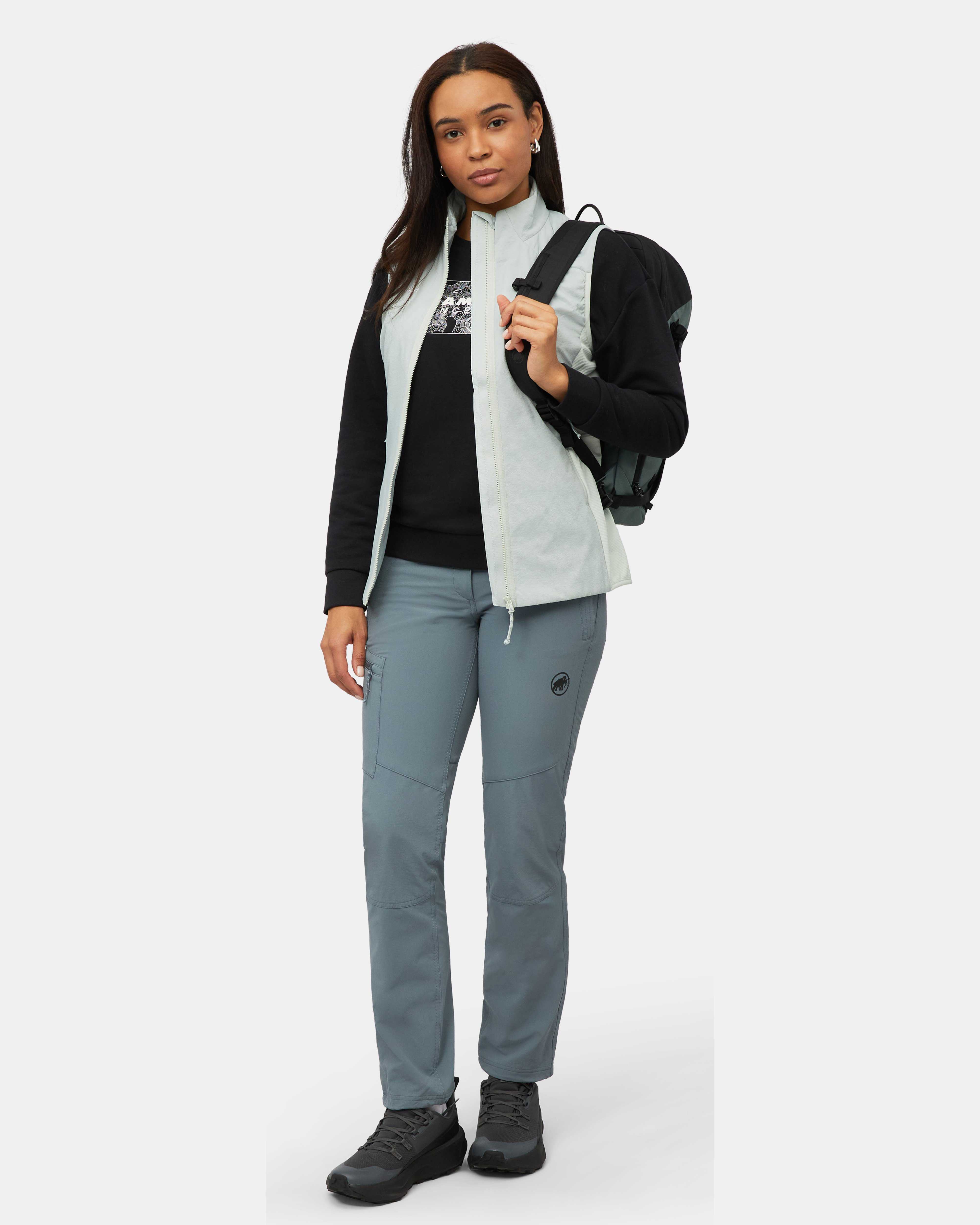 Mammut Rime Light IN Hybrid Vest Women, silver sage - Silver sage