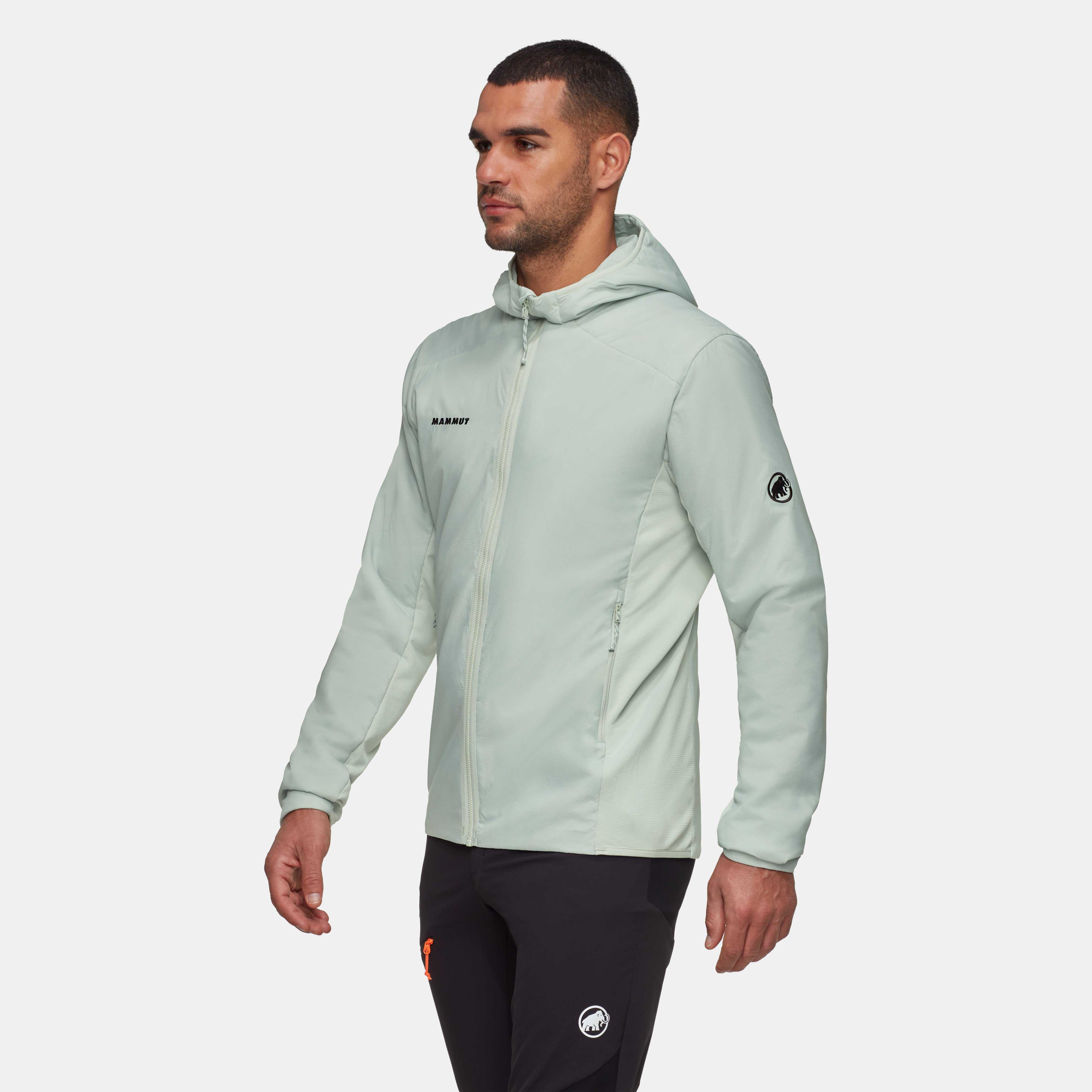 Mammut Rime Light IN Hybrid Hooded Jacket Men, silver sage - Silver sage