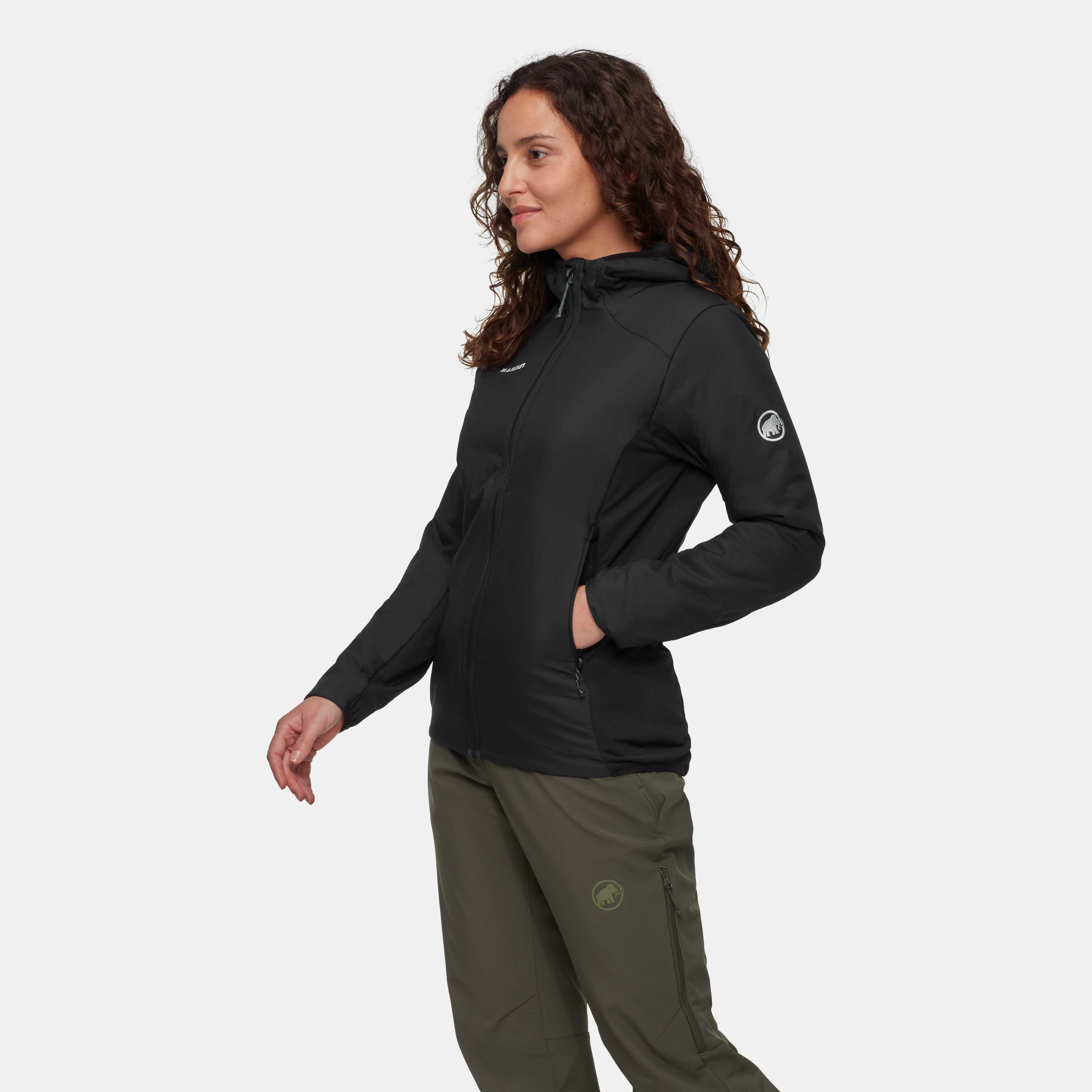 Mammut Rime Light IN Hybrid Hooded Jacket Women, black - Black