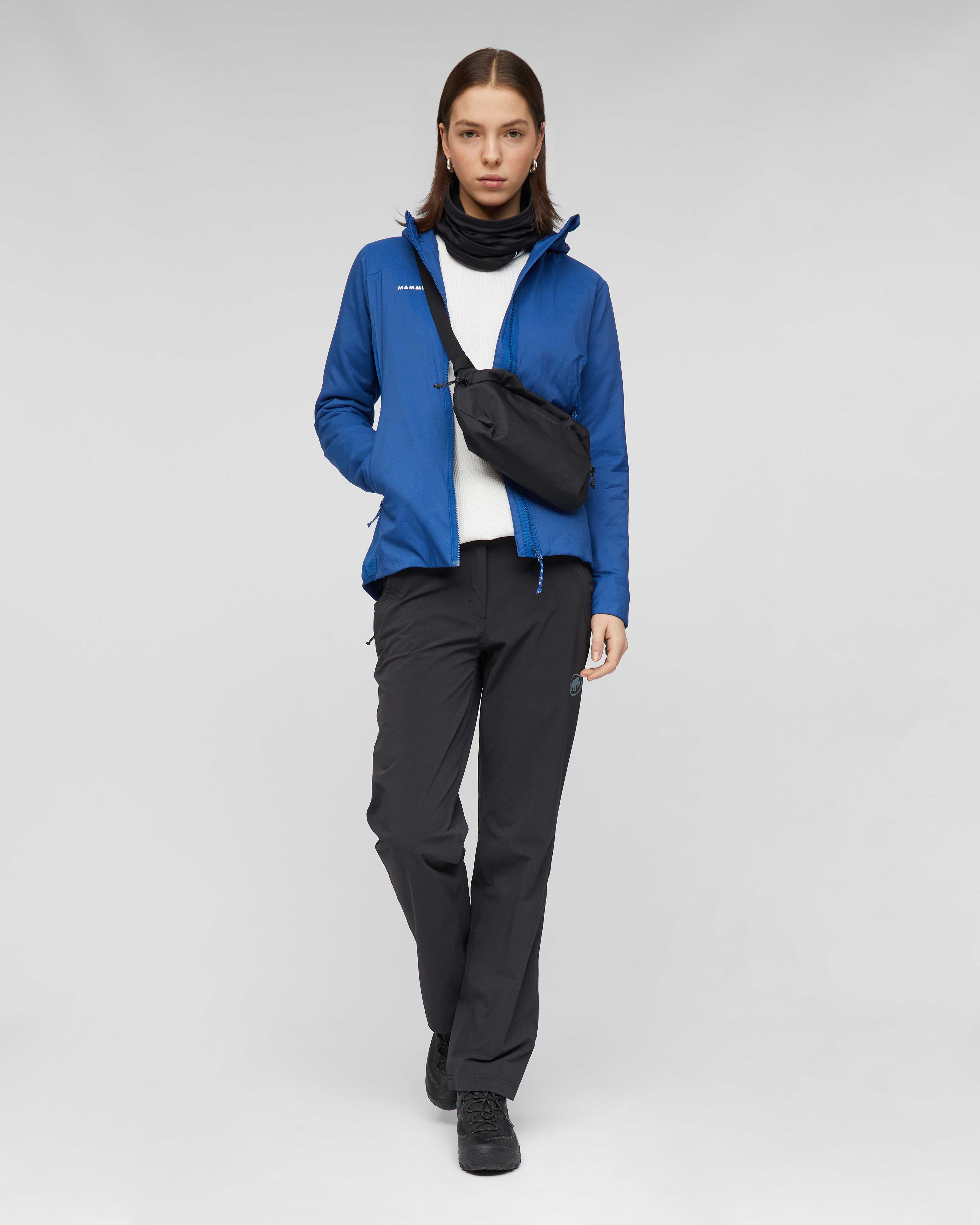 Mammut Rime Light IN Hybrid Hooded Jacket Women, tschiel - Tschiel - Outdoor view