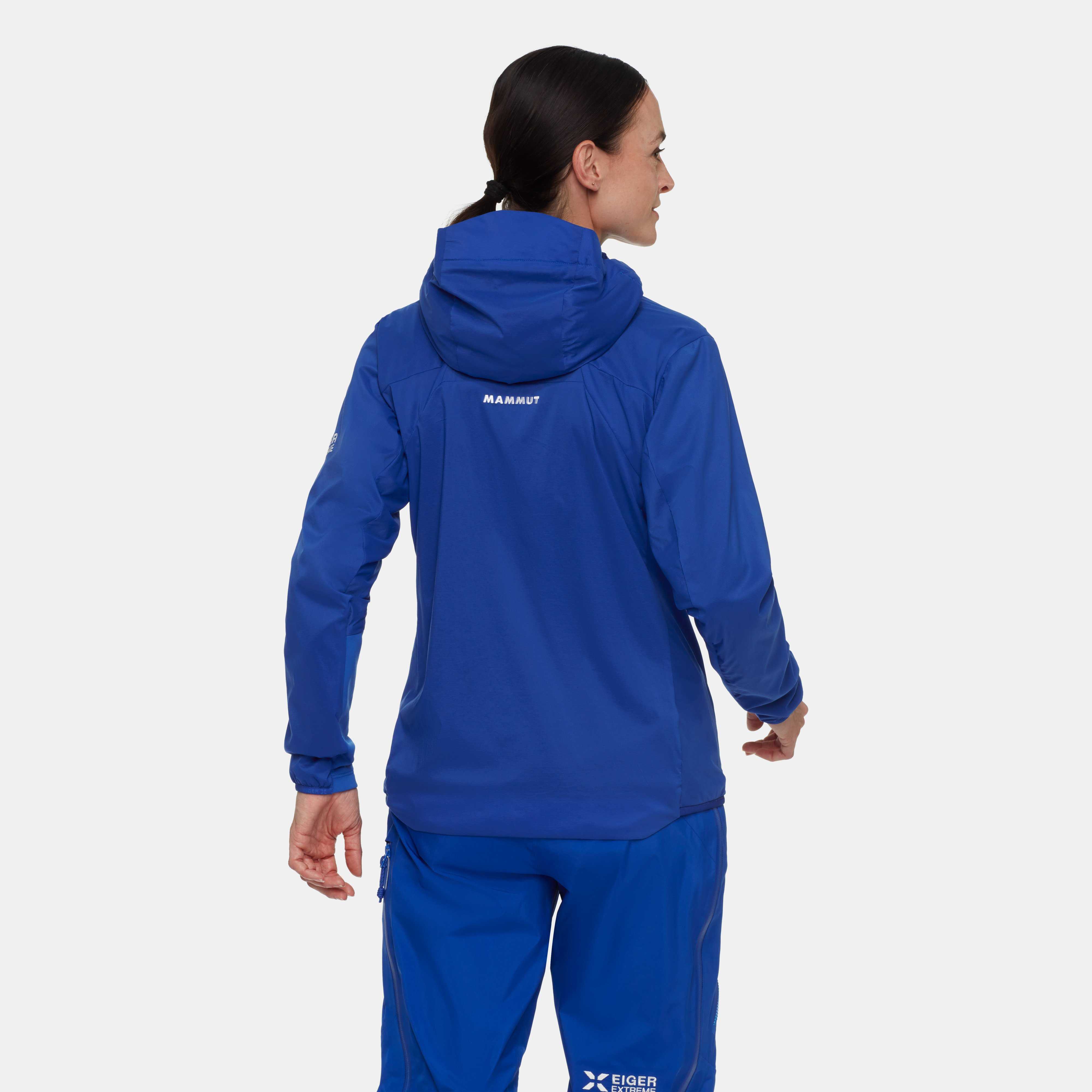 Mammut Eiger Nordwand IN Flex Air Hooded Jacket Women, eiger blue - Eiger blue
