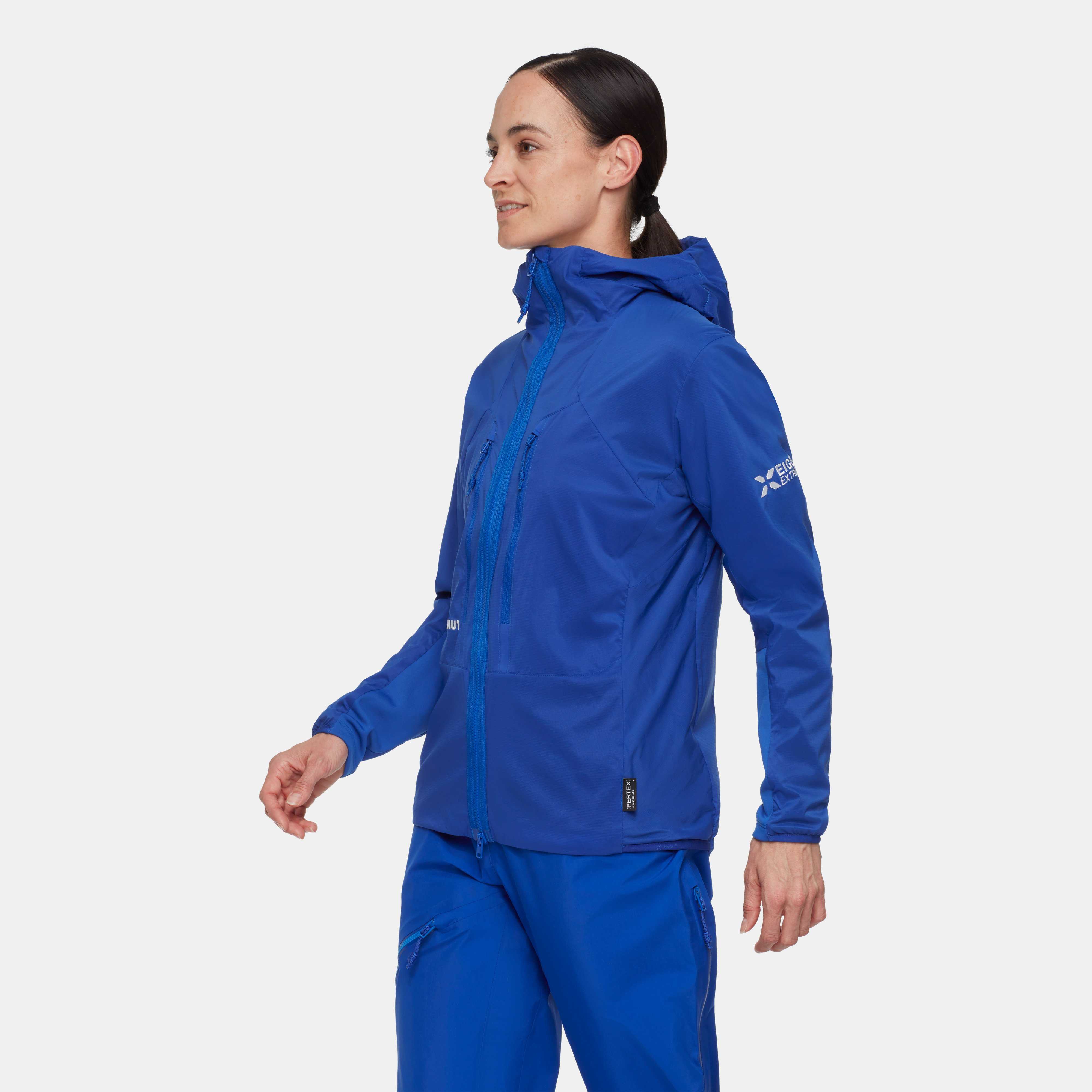 Mammut Eiger Nordwand IN Flex Air Hooded Jacket Women, eiger blue - Eiger blue