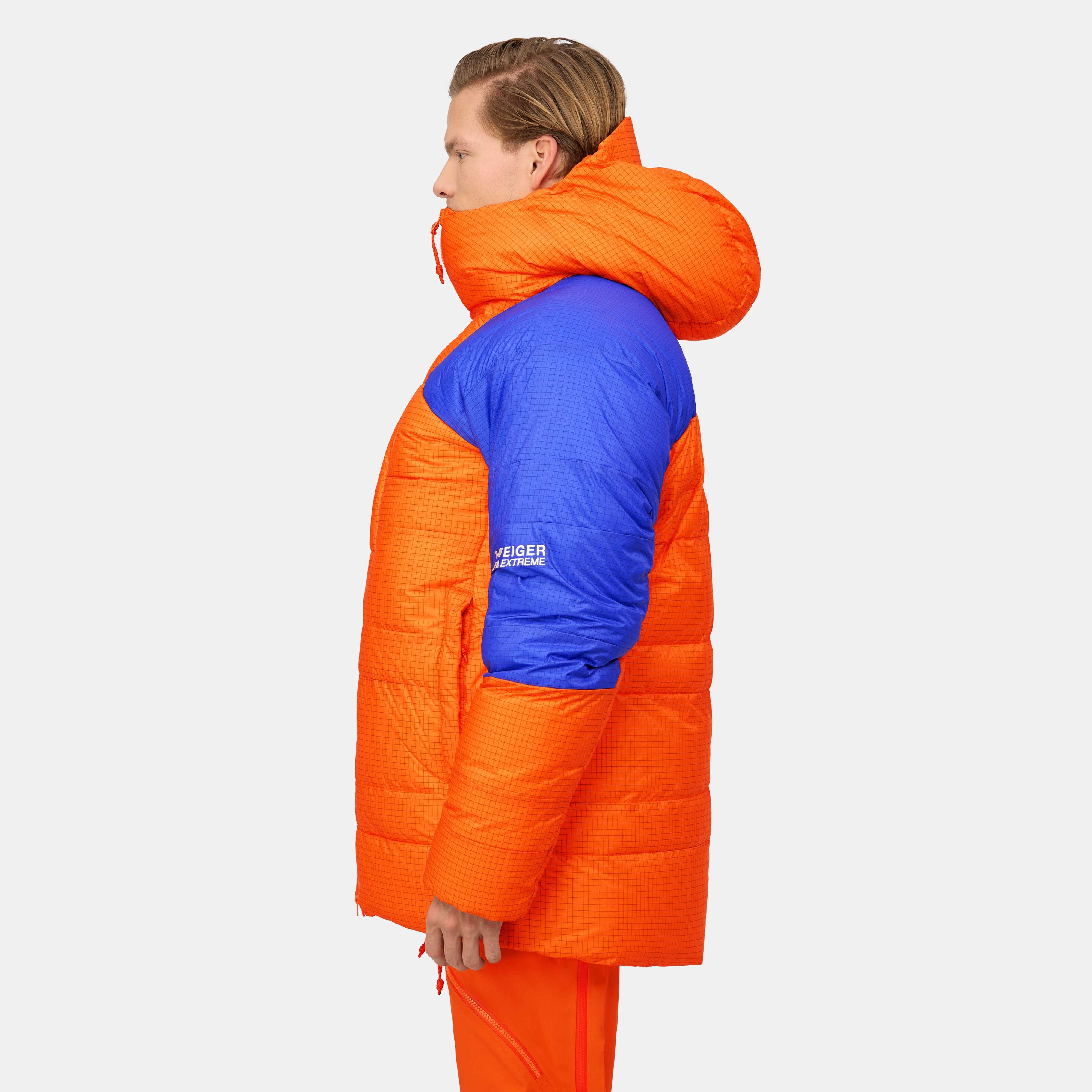 Mammut Eiger Nordwand Pro Down IN Hooded Parka Men, eiger orange-eiger blue - Eiger orange-eiger blue