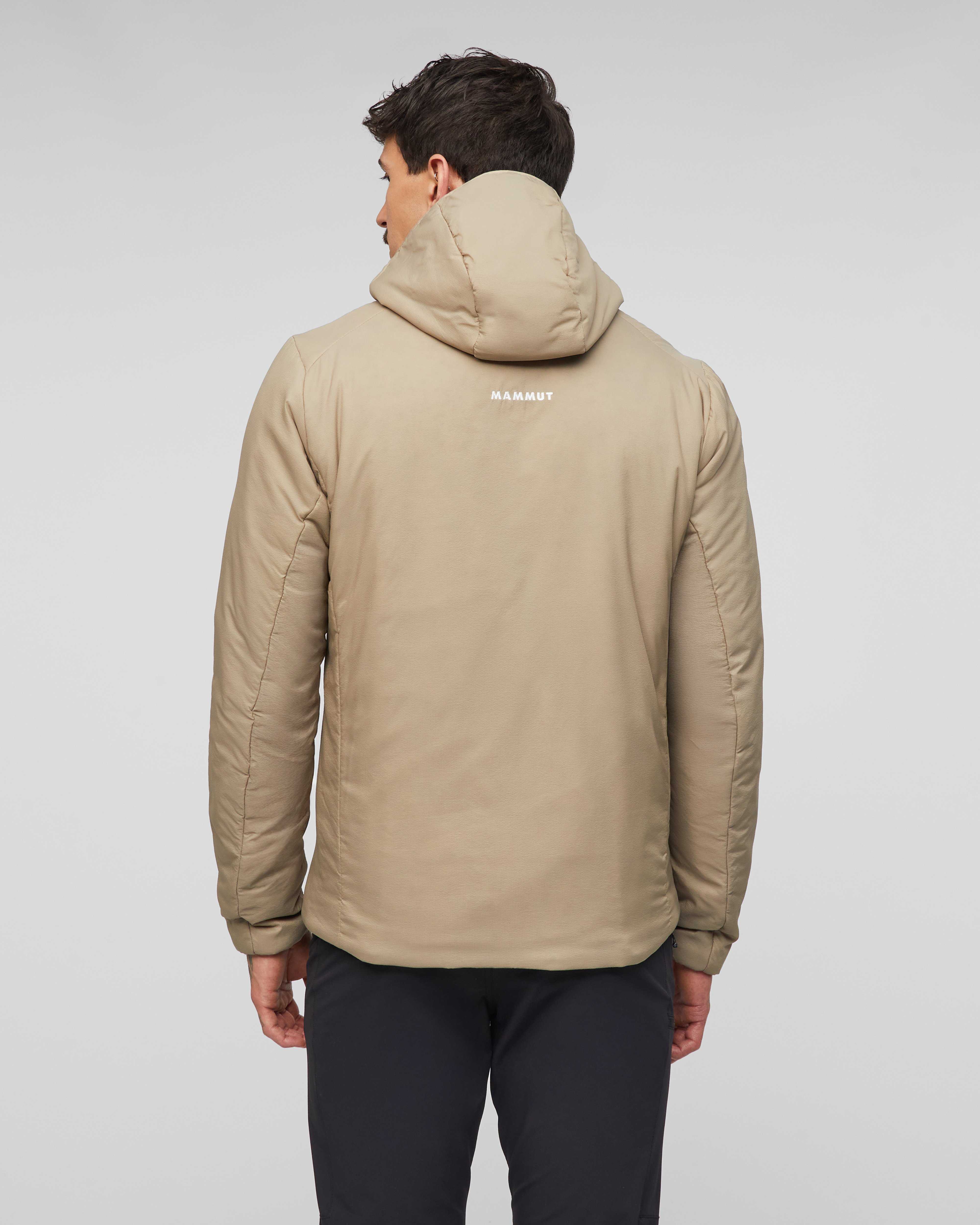 Mammut Rime IN Hooded Jacket Men, sablun - Sablun - Model back view