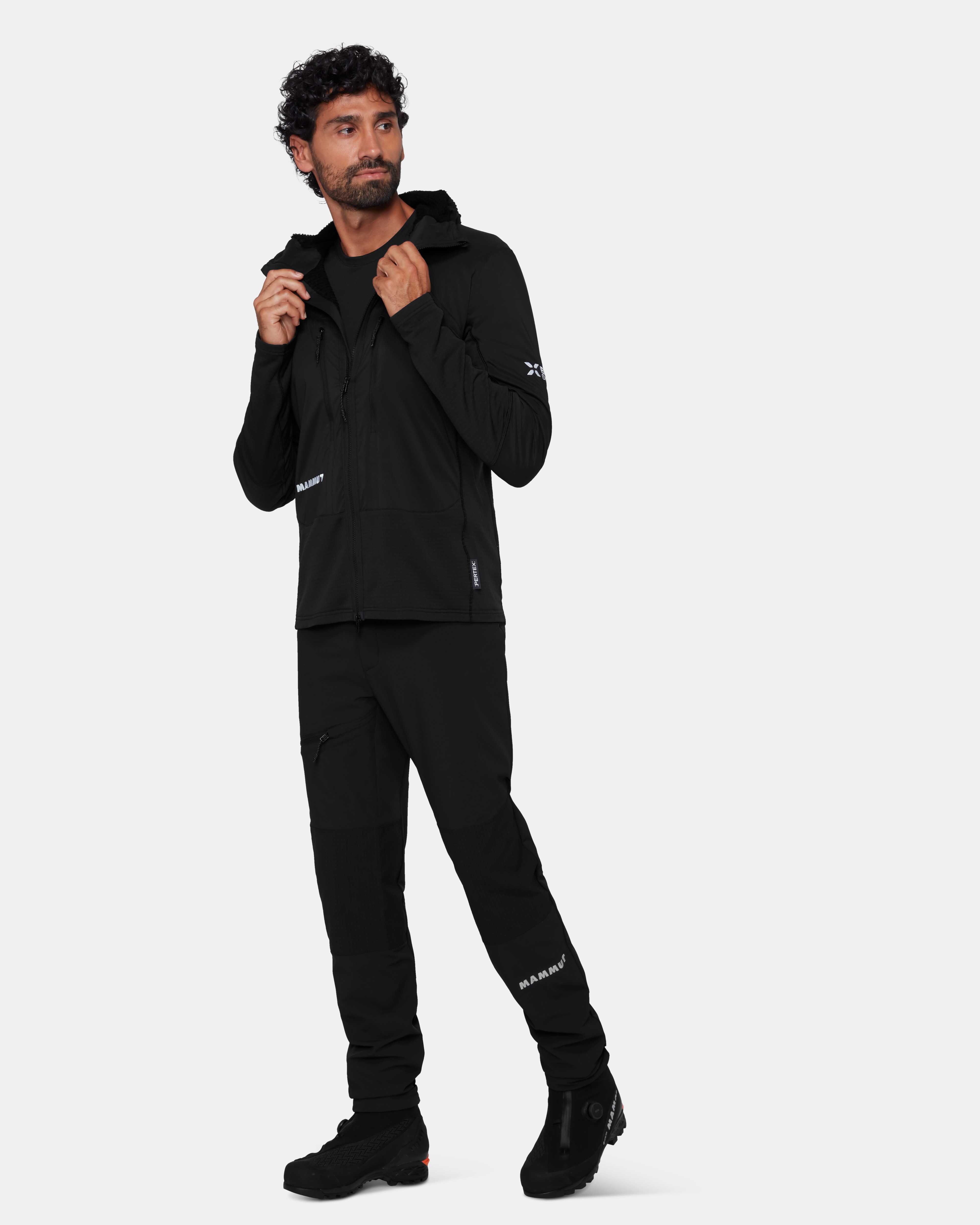 Mammut Eiger Nordwand IN Flex Air Hybrid Hooded Jacket Men, black - Black