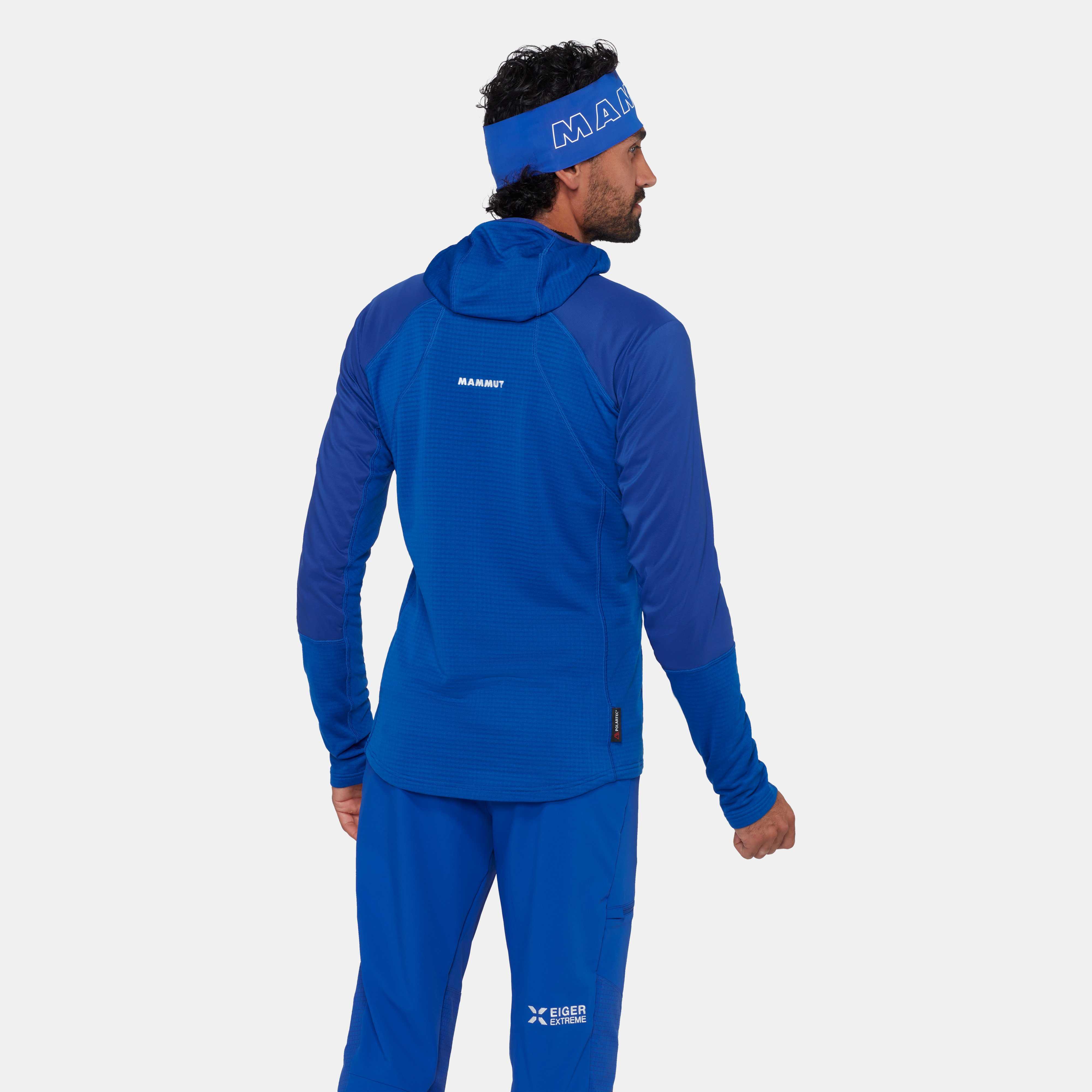 Mammut Eiger Nordwand IN Flex Air Hybrid Hooded Jacket Men, eiger blue - Eiger blue