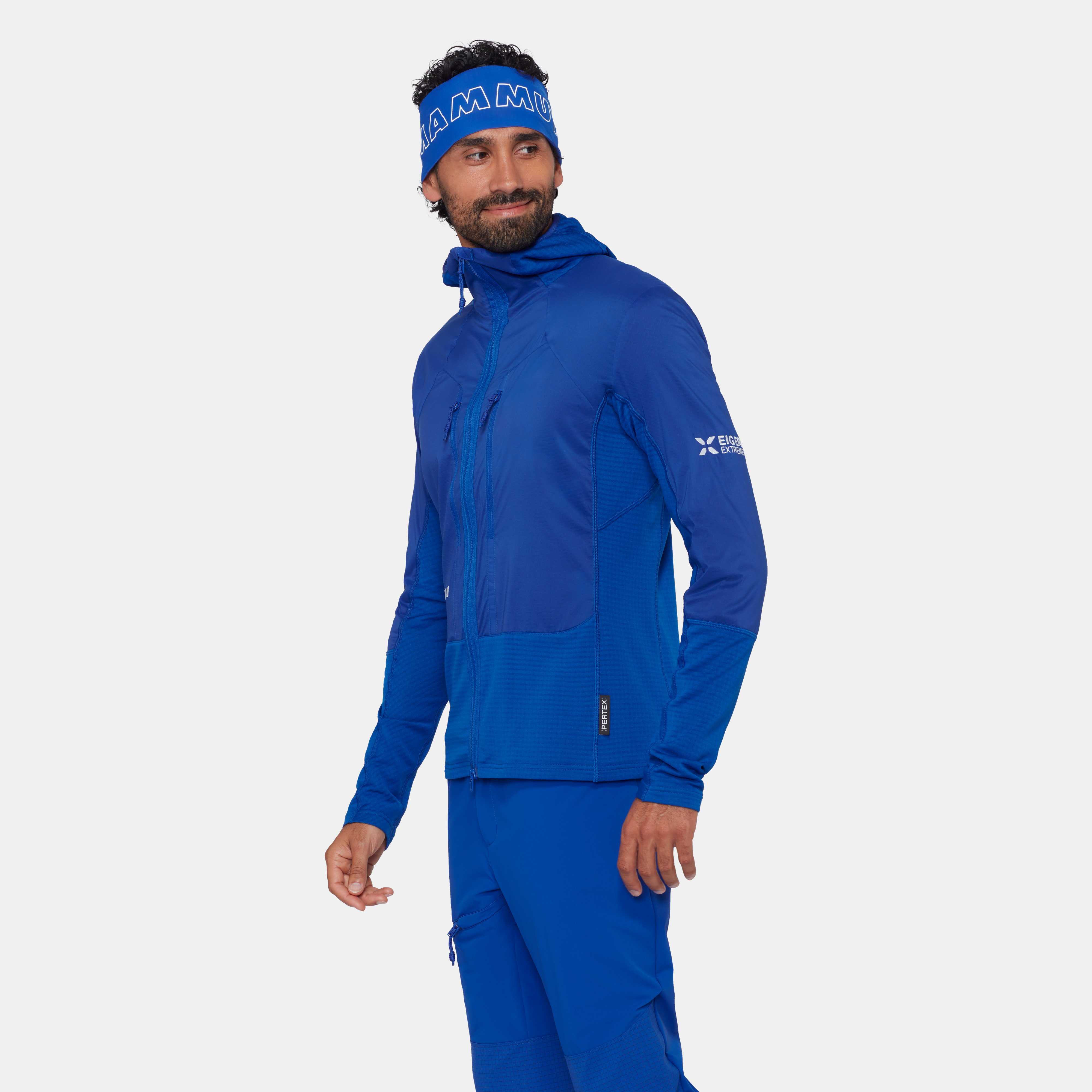 Mammut Eiger Nordwand IN Flex Air Hybrid Hooded Jacket Men, eiger blue - Eiger blue