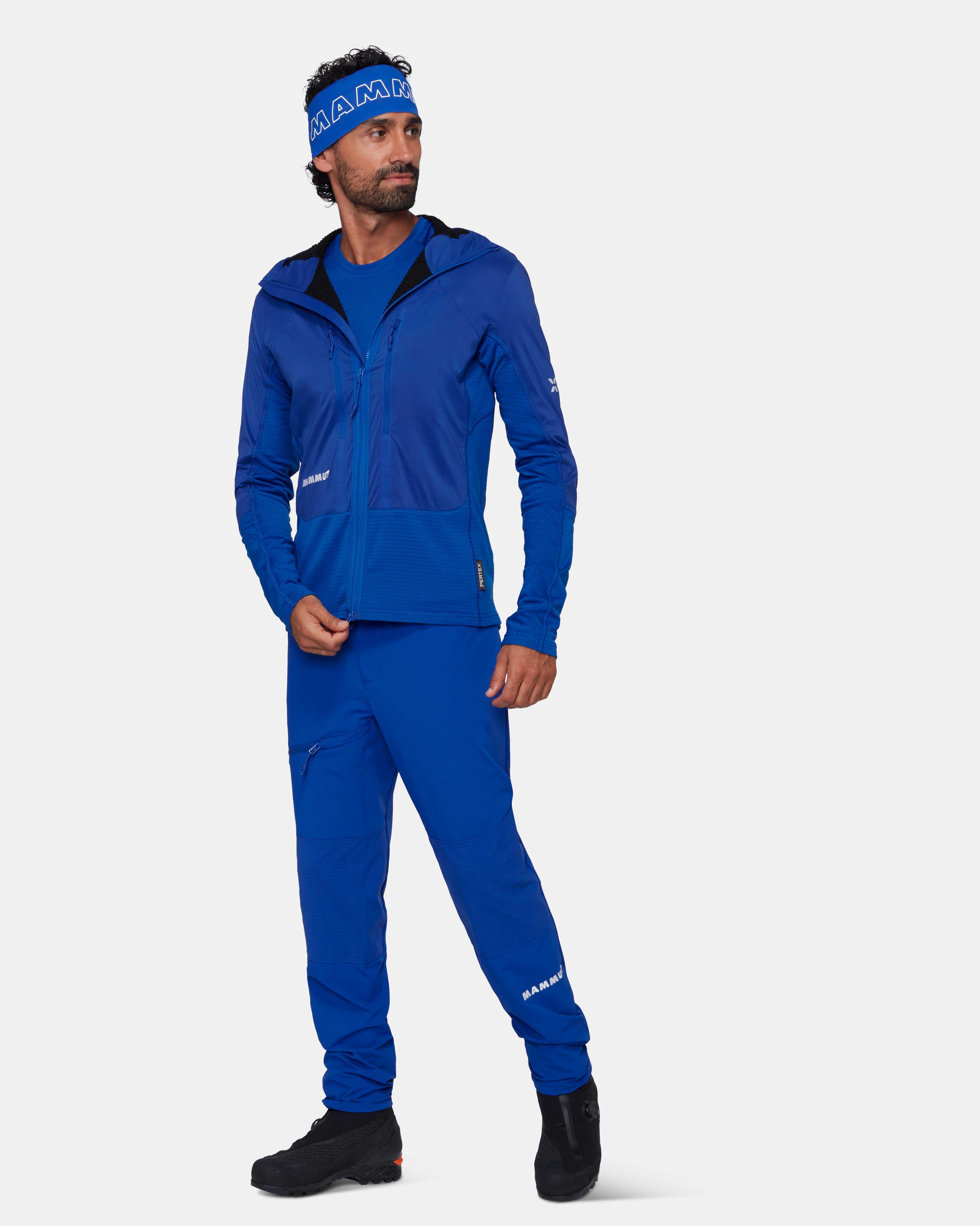 Mammut Eiger Nordwand IN Flex Air Hybrid Hooded Jacket Men, eiger blue - Eiger blue