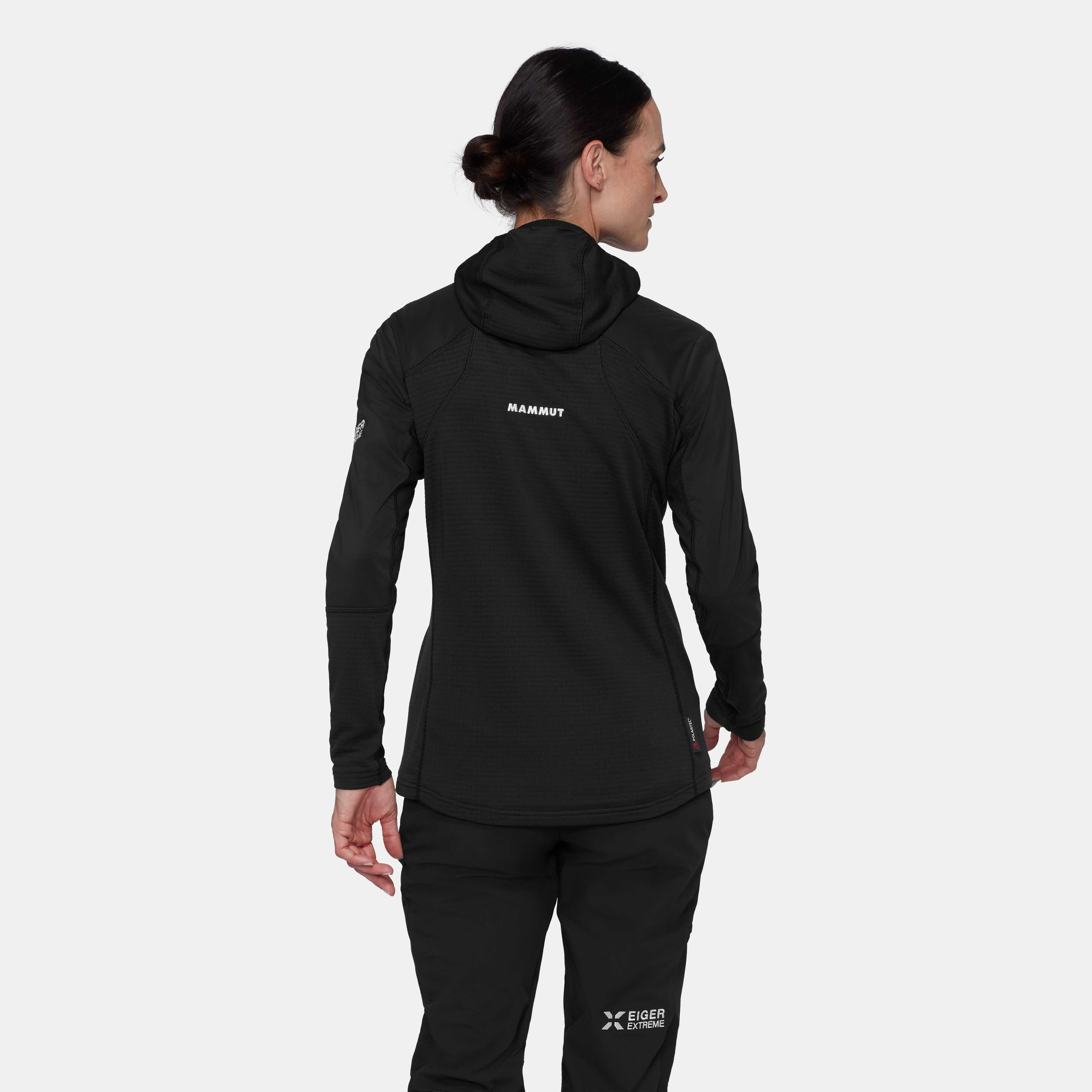 Mammut Eiger Nordwand IN Flex Air Hybrid Hooded Jacket Women, black - Black