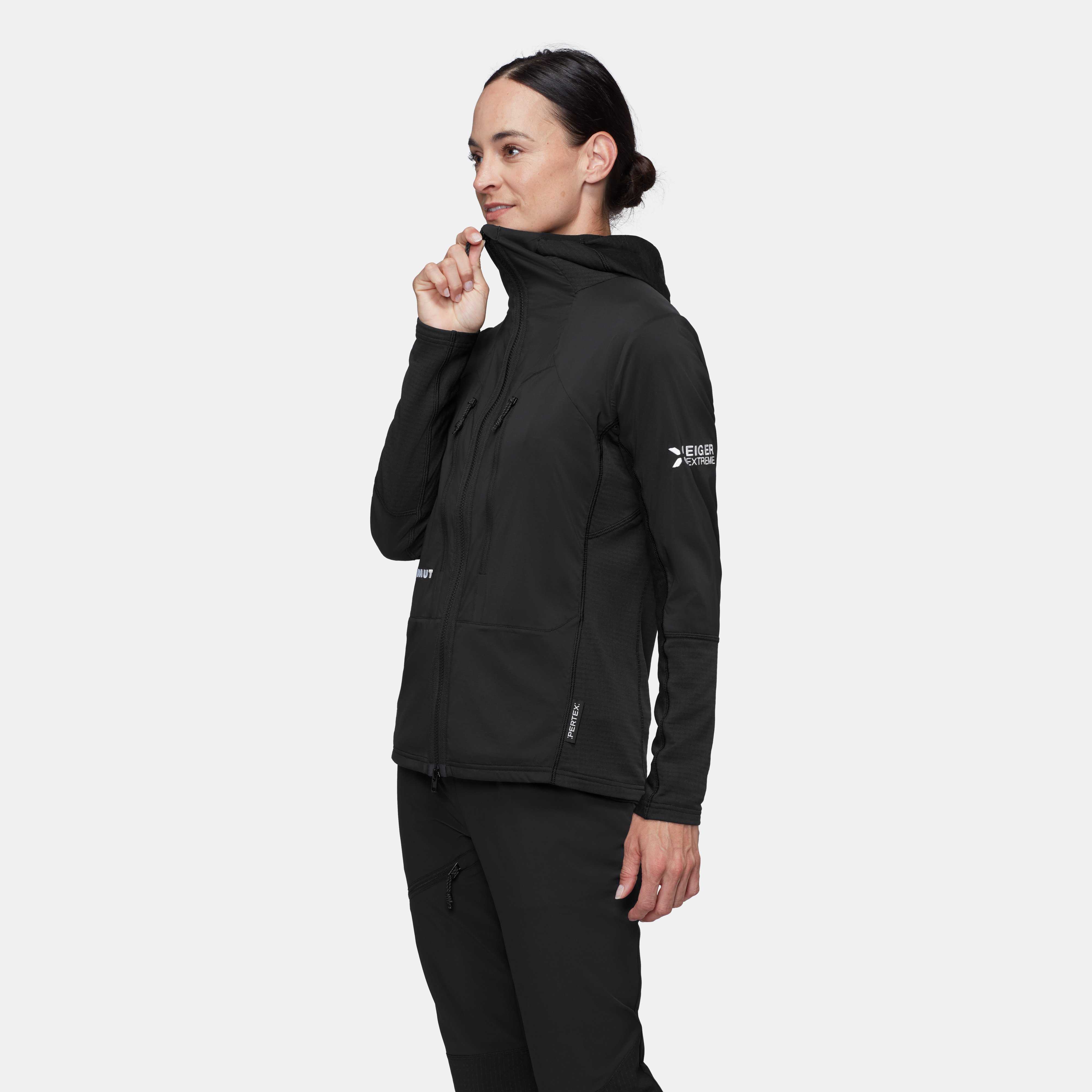 Mammut Eiger Nordwand IN Flex Air Hybrid Hooded Jacket Women, black - Black