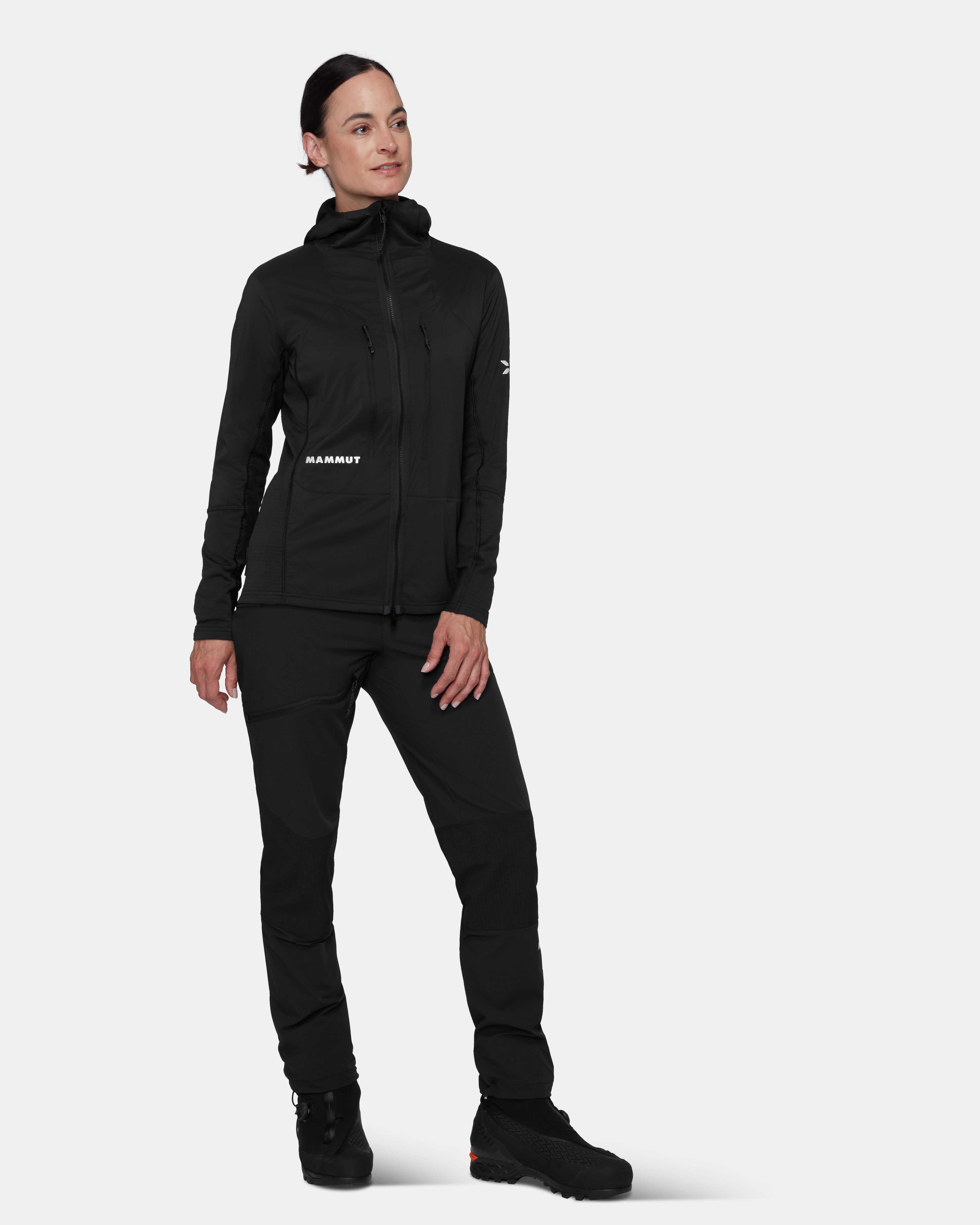 Mammut Eiger Nordwand IN Flex Air Hybrid Hooded Jacket Women, black - Black