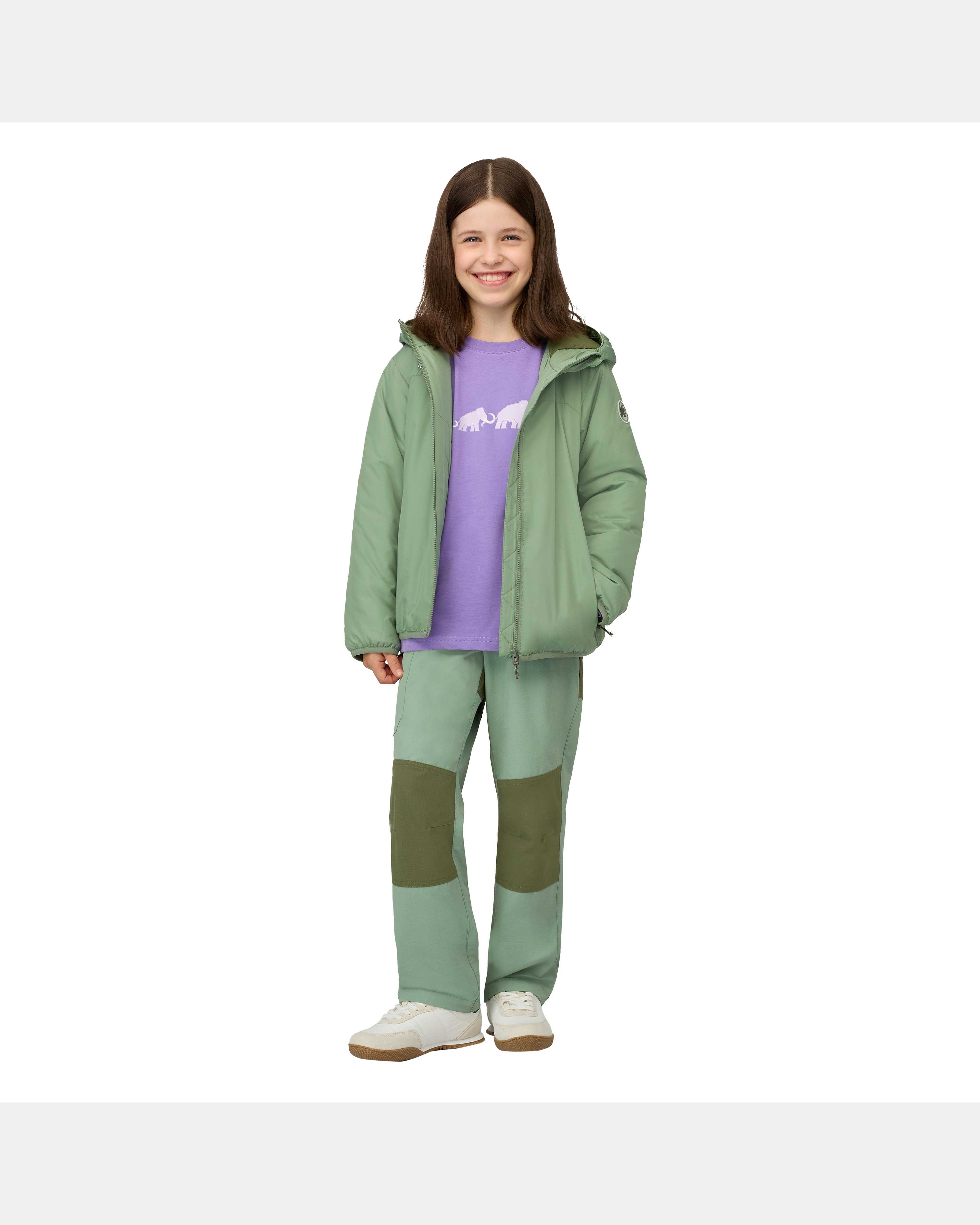 Mammut Rime IN Hooded Jacket Kids, willow - Willow