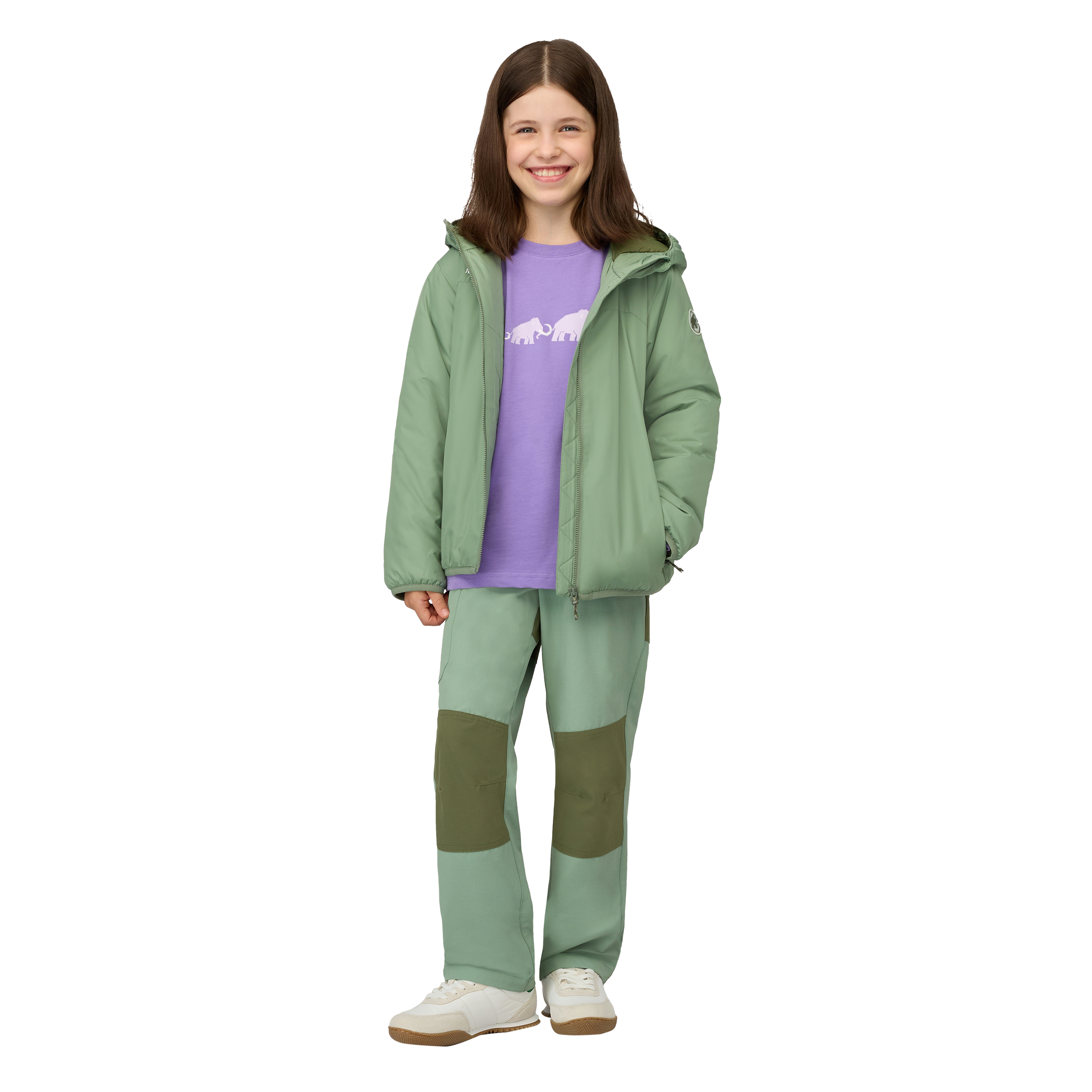 Mammut Rime IN Hooded Jacket Kids, willow - Willow