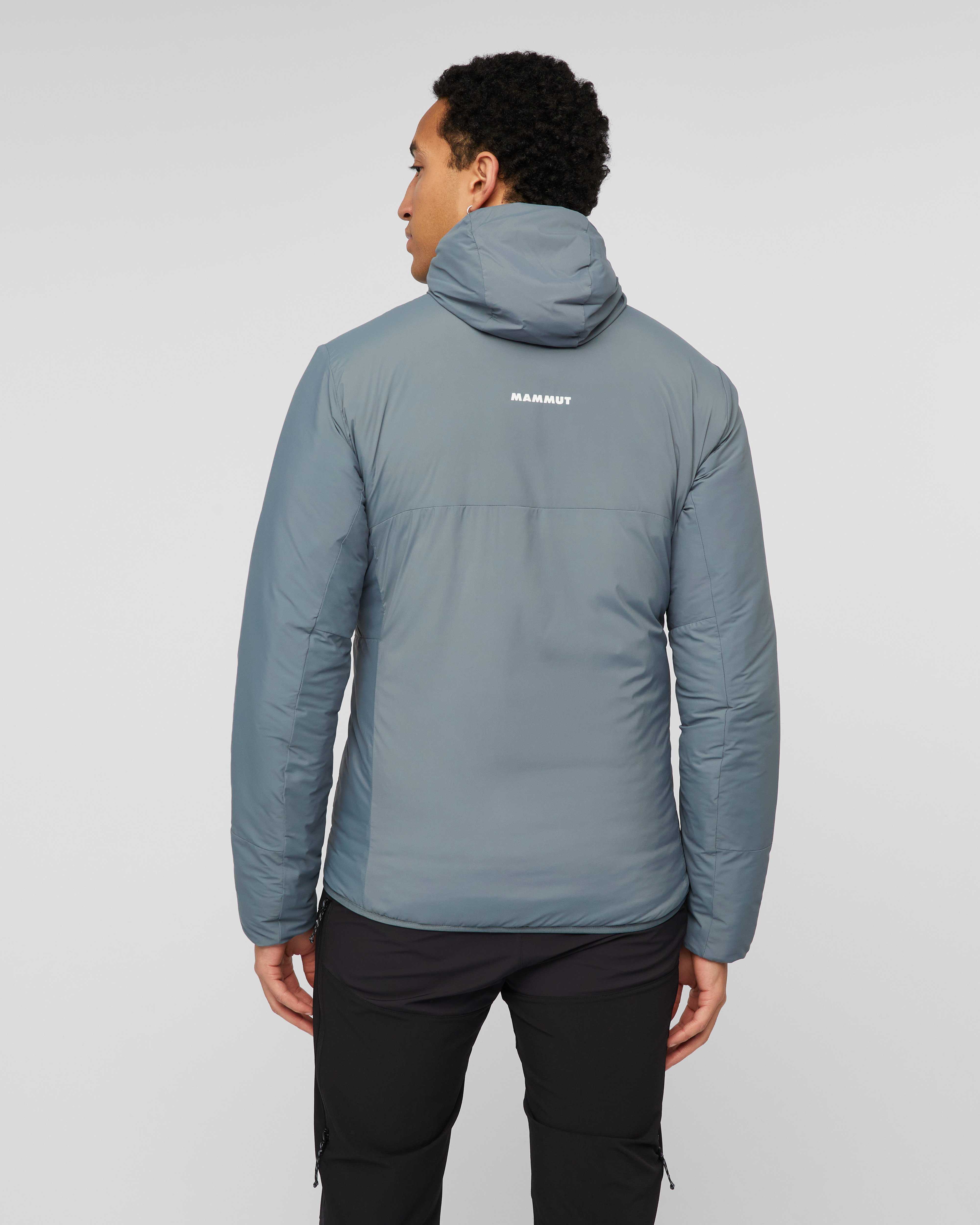Mammut Aenergy Air IN Hooded Jacket Men, strata - Strata - Model back view