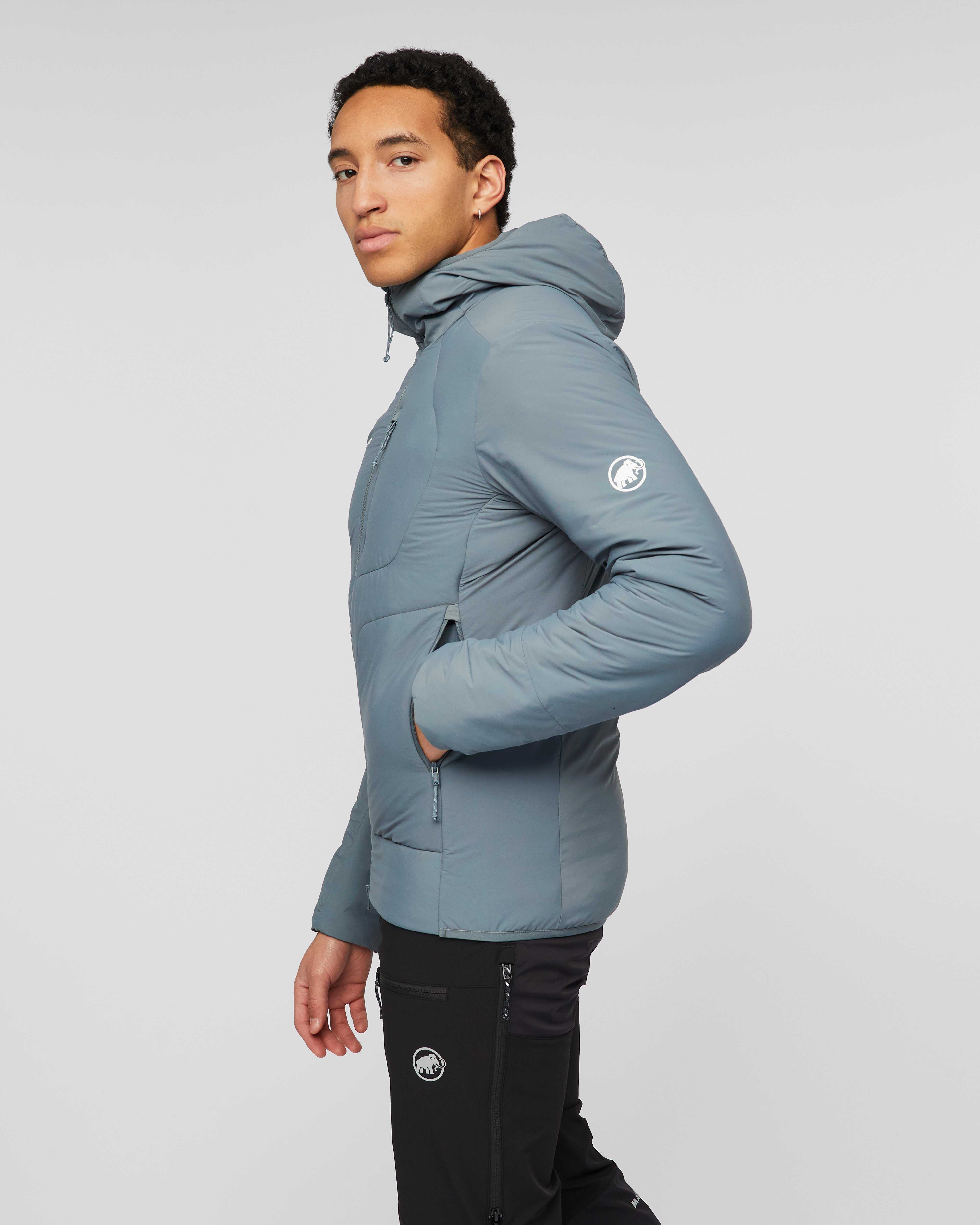 Mammut Aenergy Air IN Hooded Jacket Men, strata - Strata - Model side view
