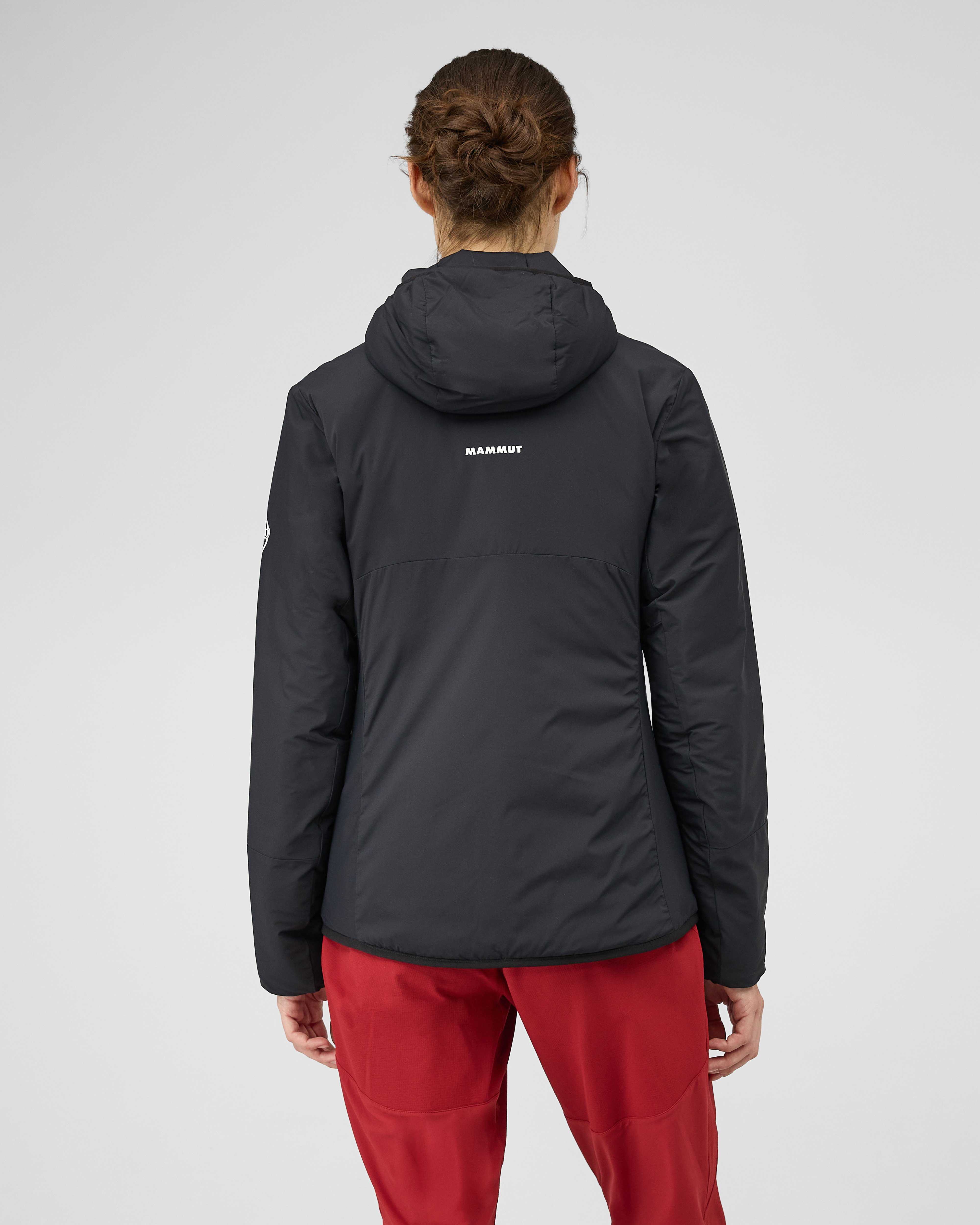 Mammut Aenergy Air IN Hooded Jacket Women, black - Black - Model back view