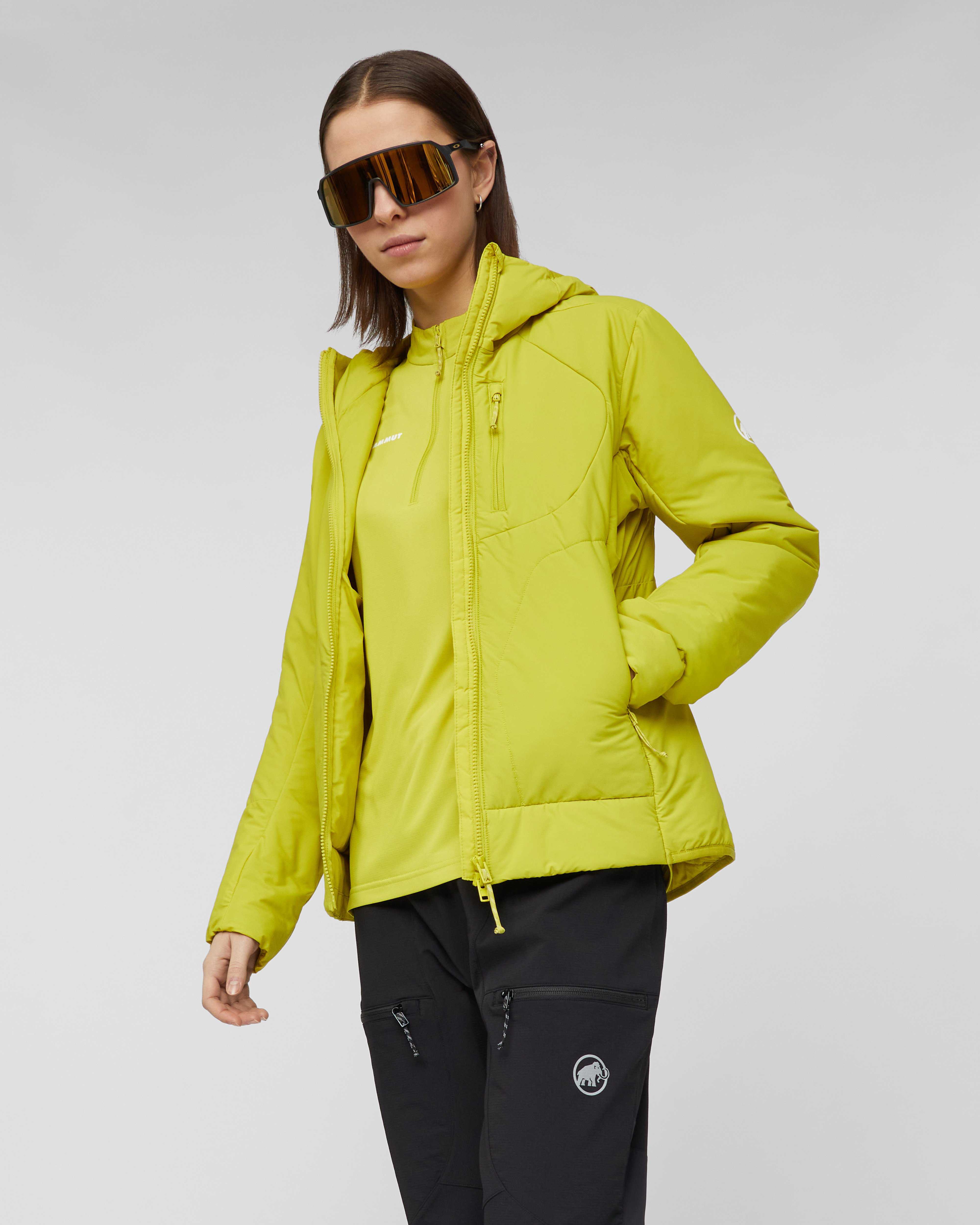 Mammut Aenergy Air IN Hooded Jacket Women, acacia - Acacia - Outdoor view