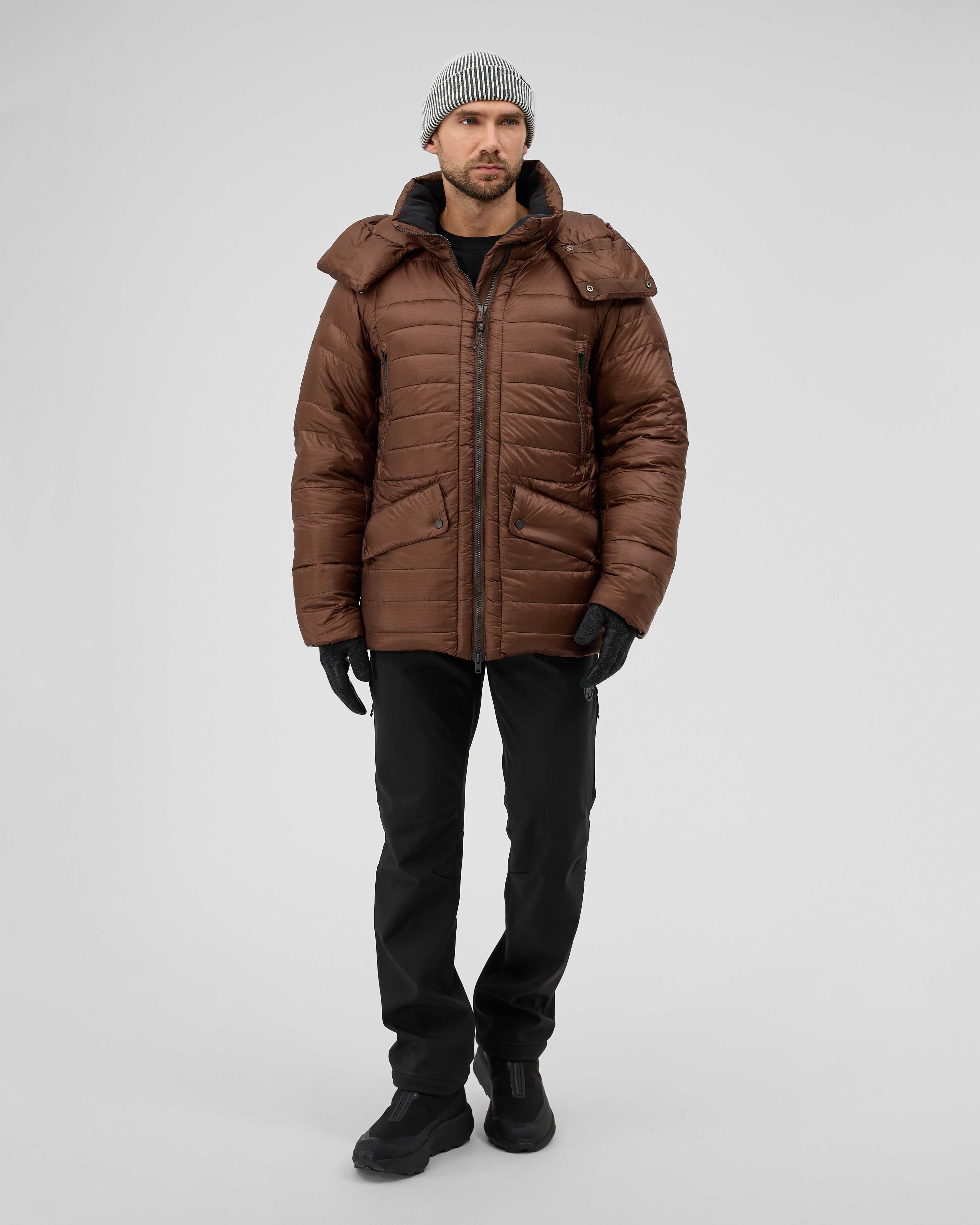 Mammut Alps IN Hooded Jacket Men, soil - Soil - Outdoor view