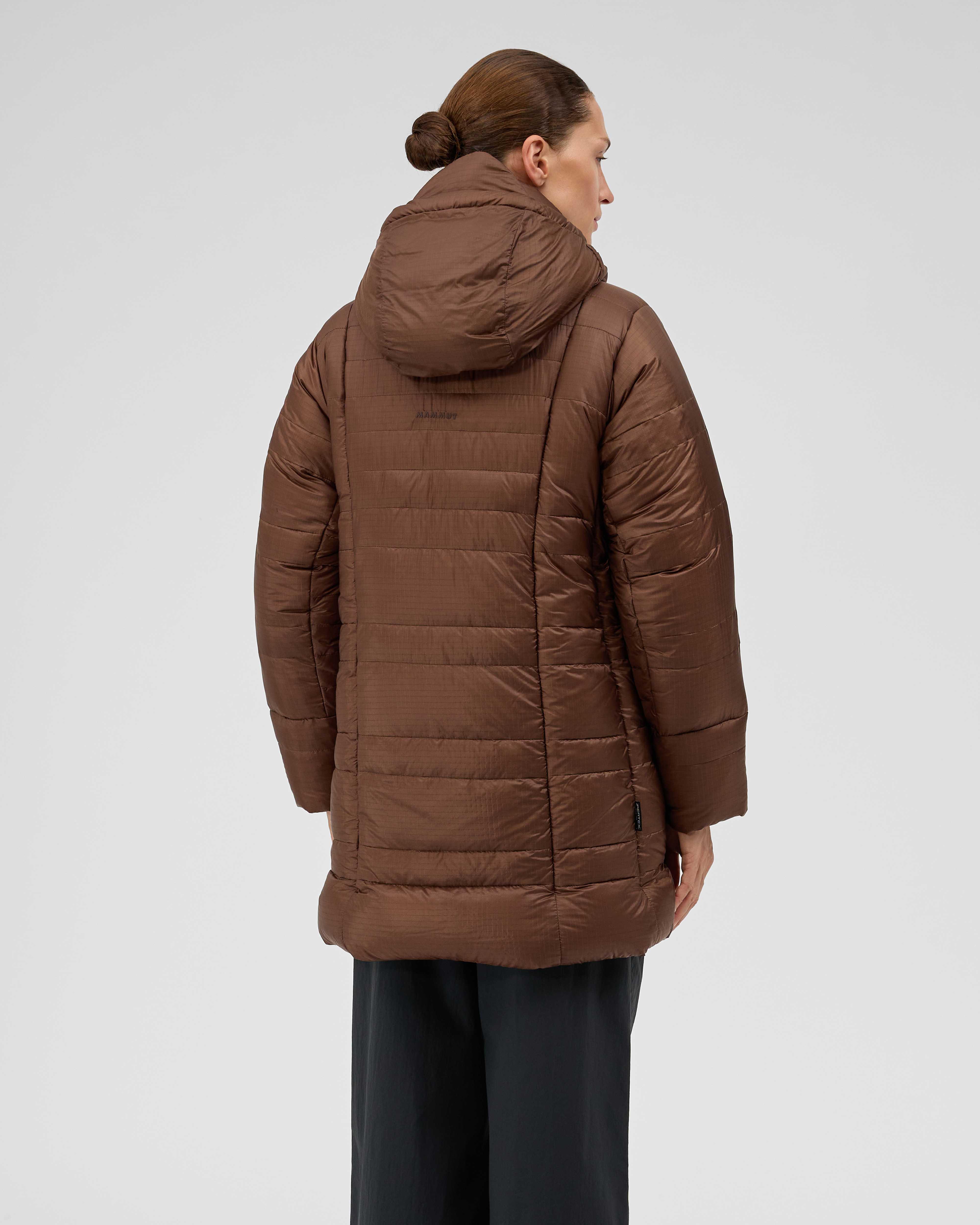 Mammut Alps IN Hooded Parka Women, soil - Soil - Model back view
