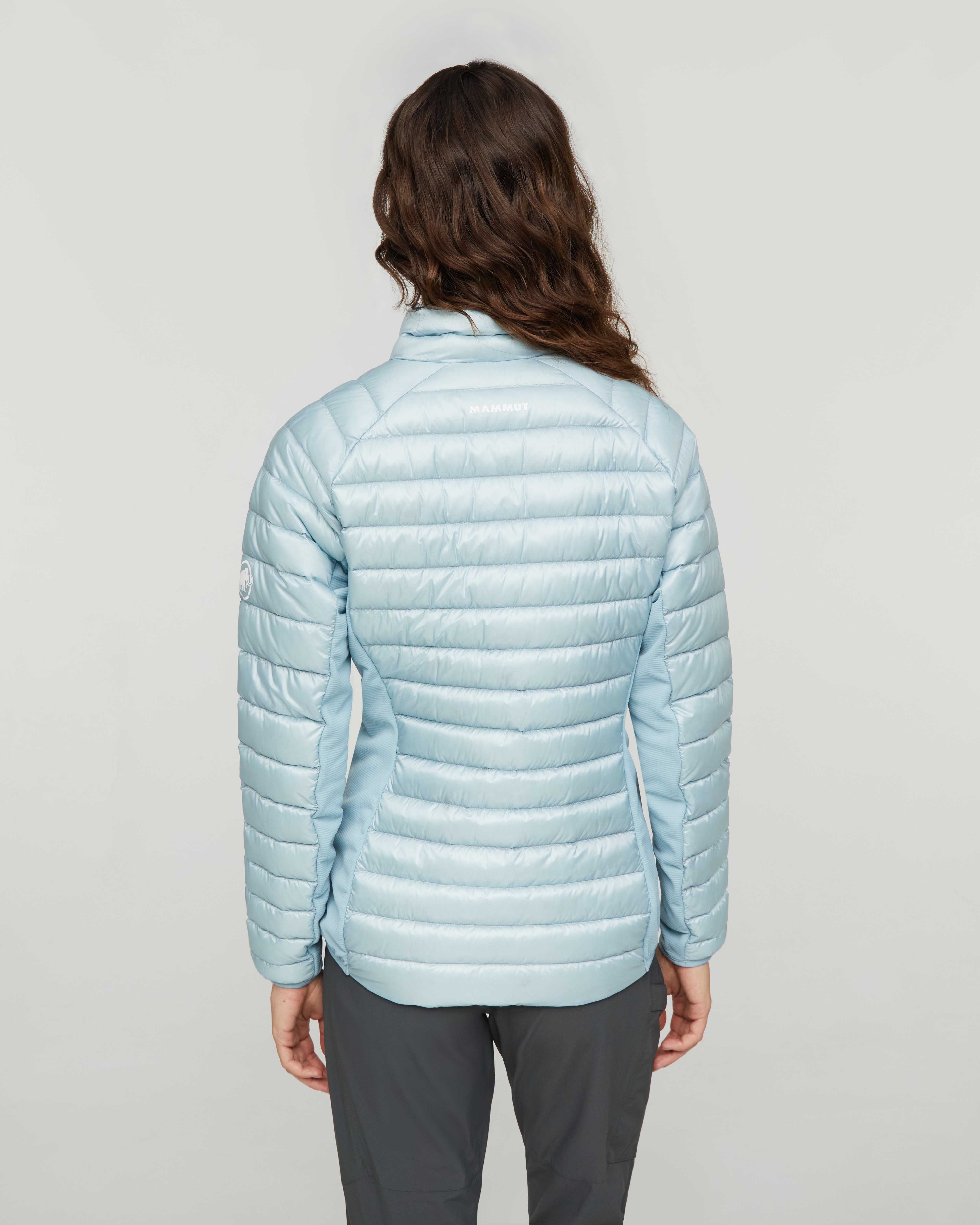 Mammut Broad Peak IN Hybrid Jacket Women, nebla - Nebla - Model back view