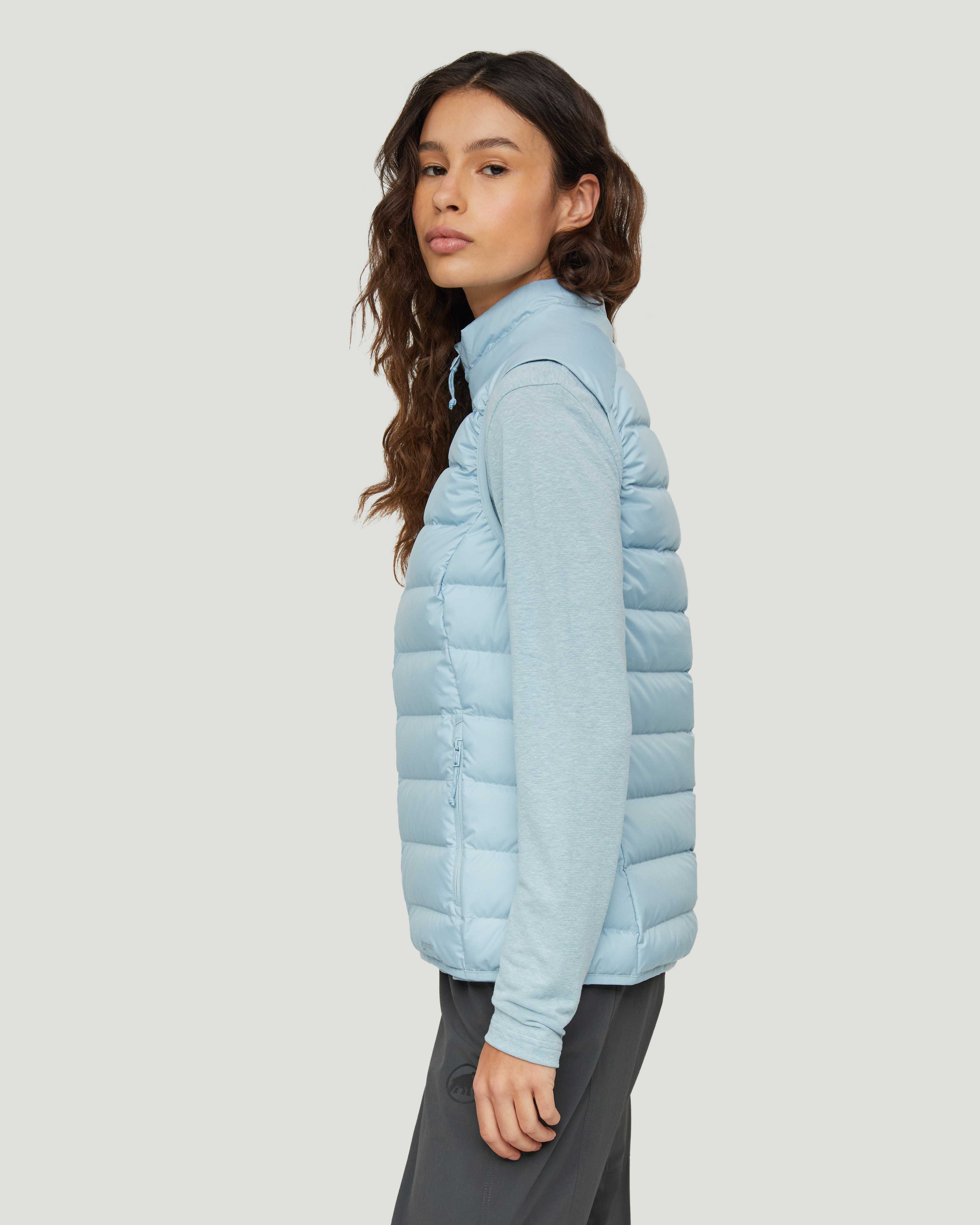 Mammut Waymarker IN Vest Women, nebla - Nebla - Model side view