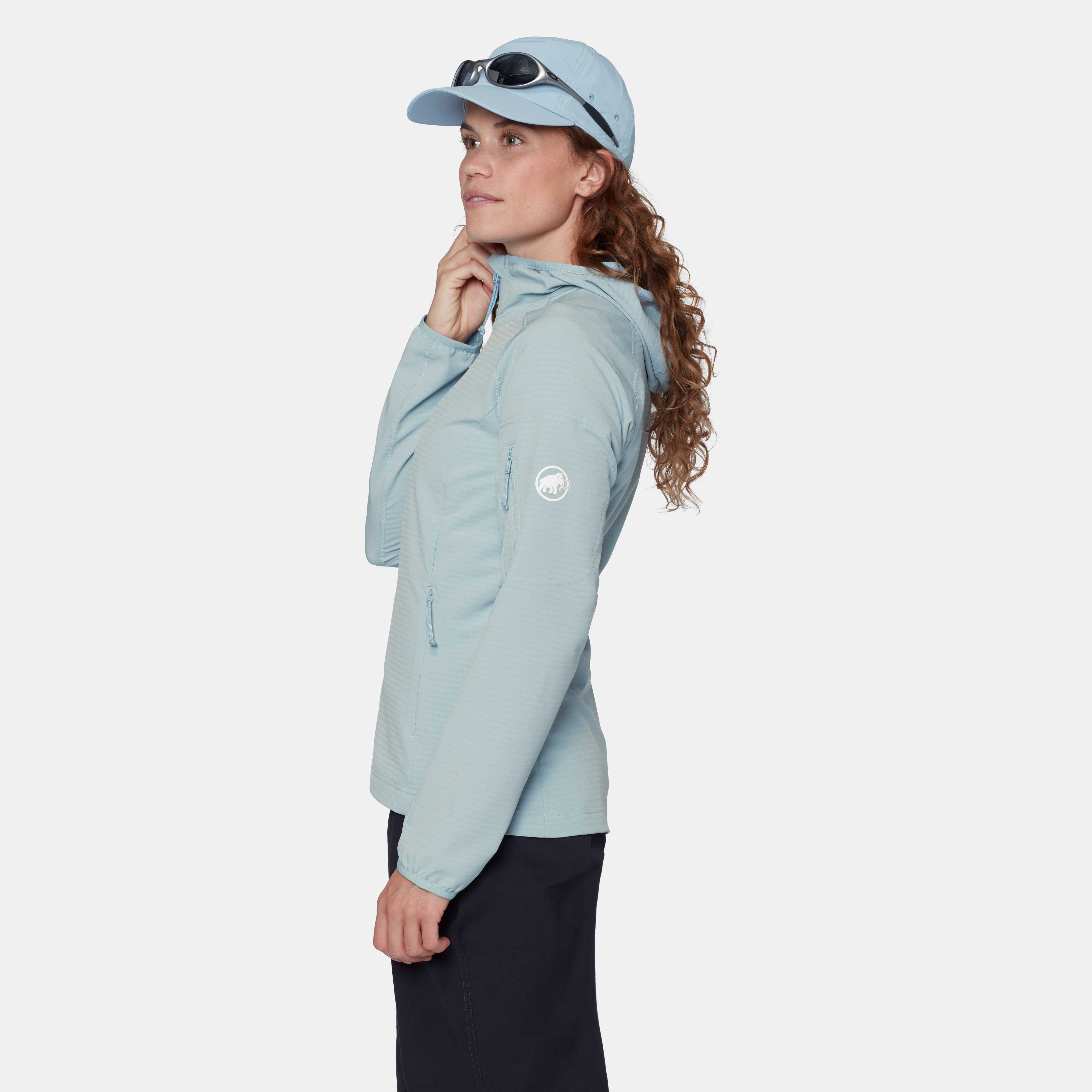 Mammut Madris Light ML Hooded Jacket Women, nebla - Nebla