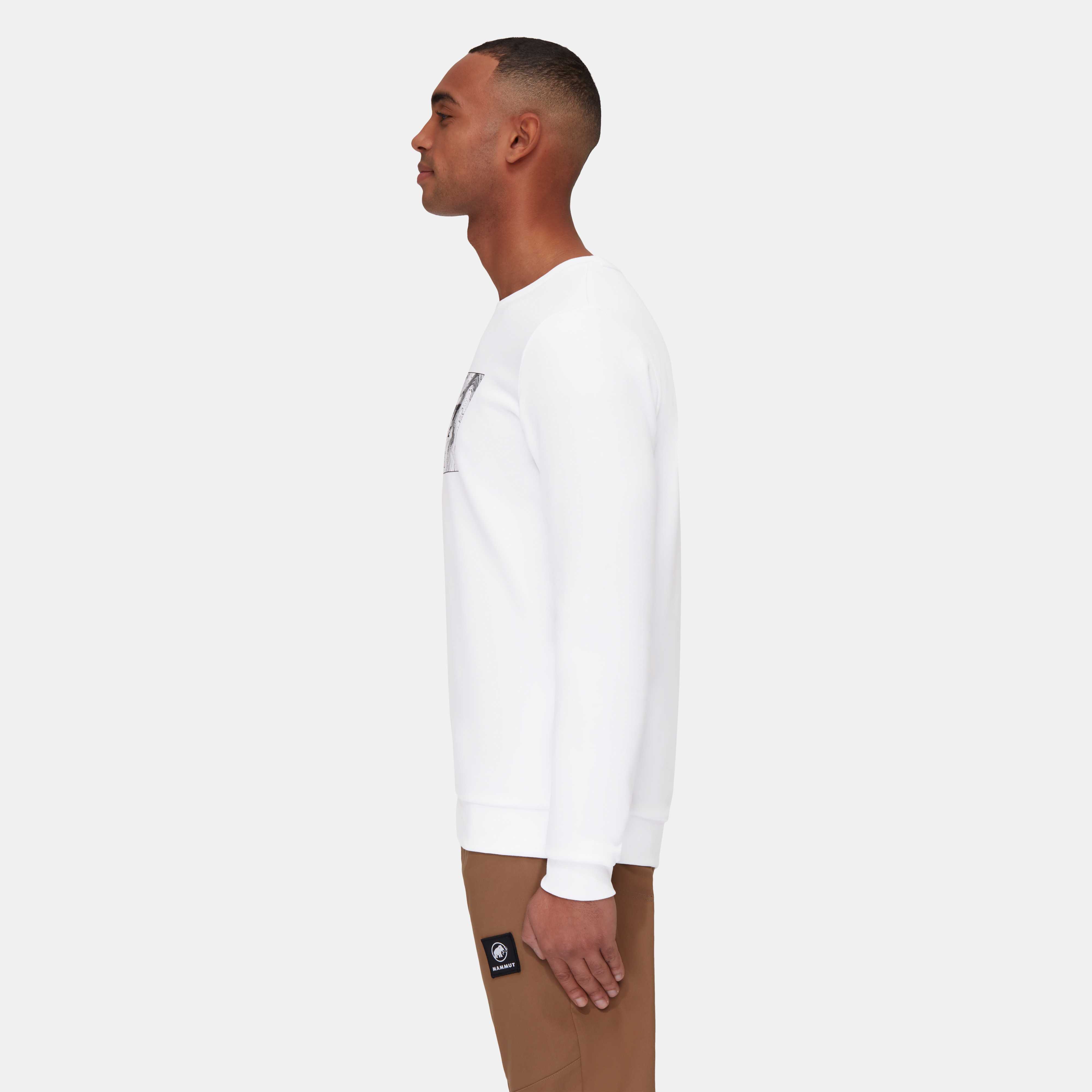 Mammut Mammut Core ML Crew Neck Men Unexplored, white - White