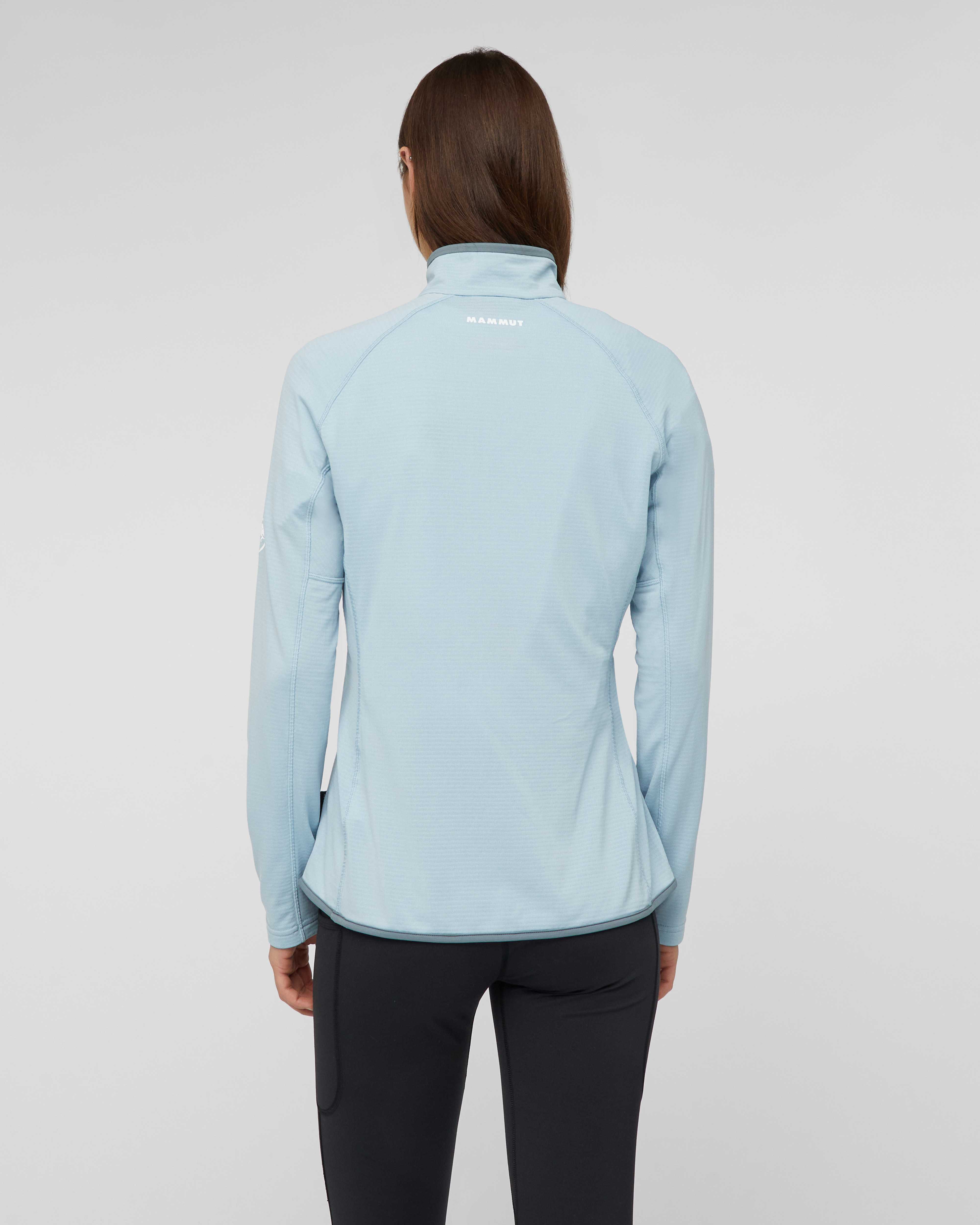 Mammut Aenergy Light ML Half Zip Pull Women, nebla-strata - Nebla-strata - Model back view
